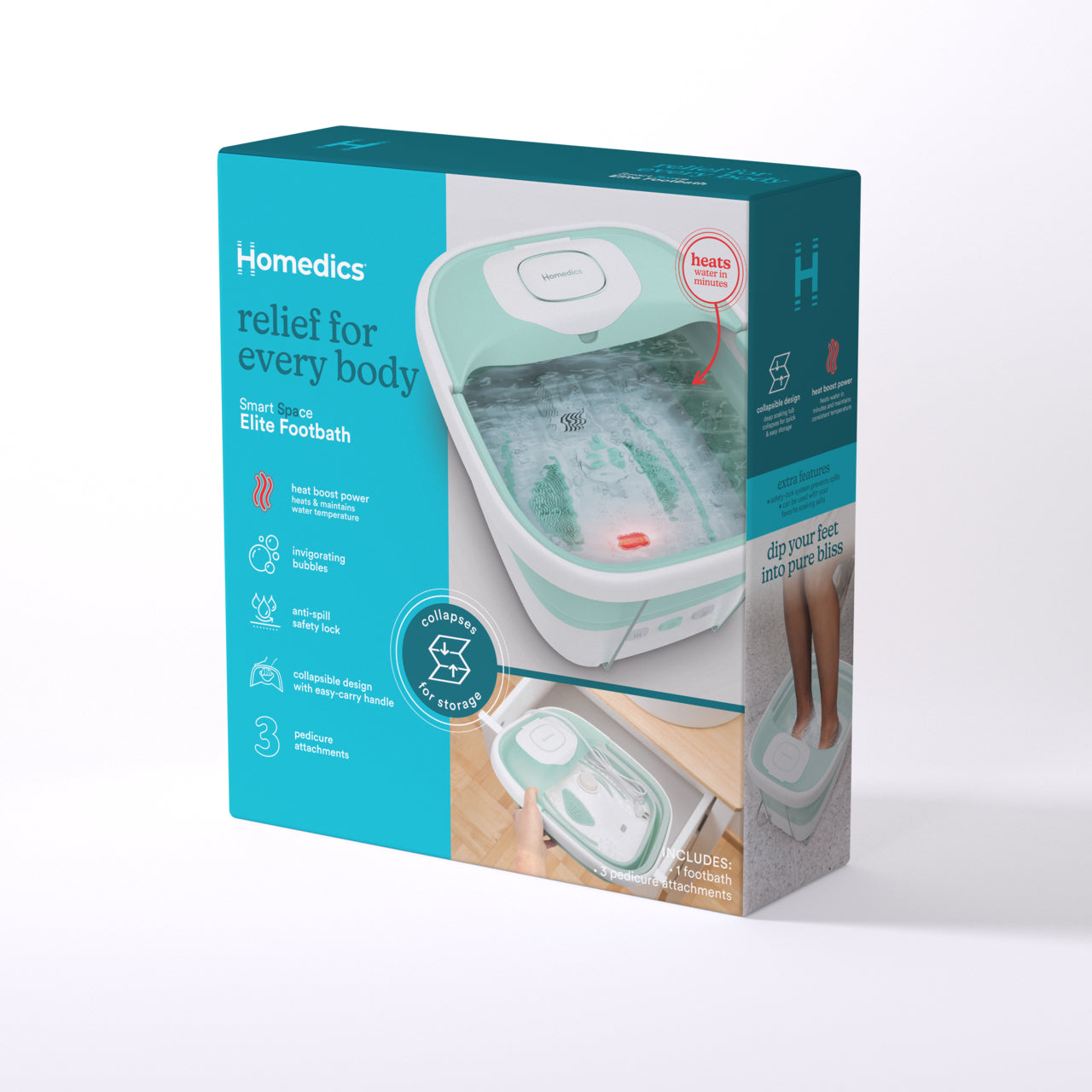 homedics-smart-space-elite-footbath-with-heat-boost image 8