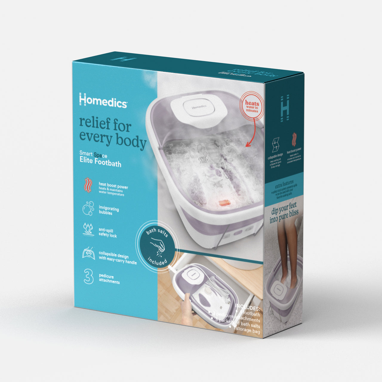 homedics-smart-space-deluxe-footbath-with-heat-boost image 8
