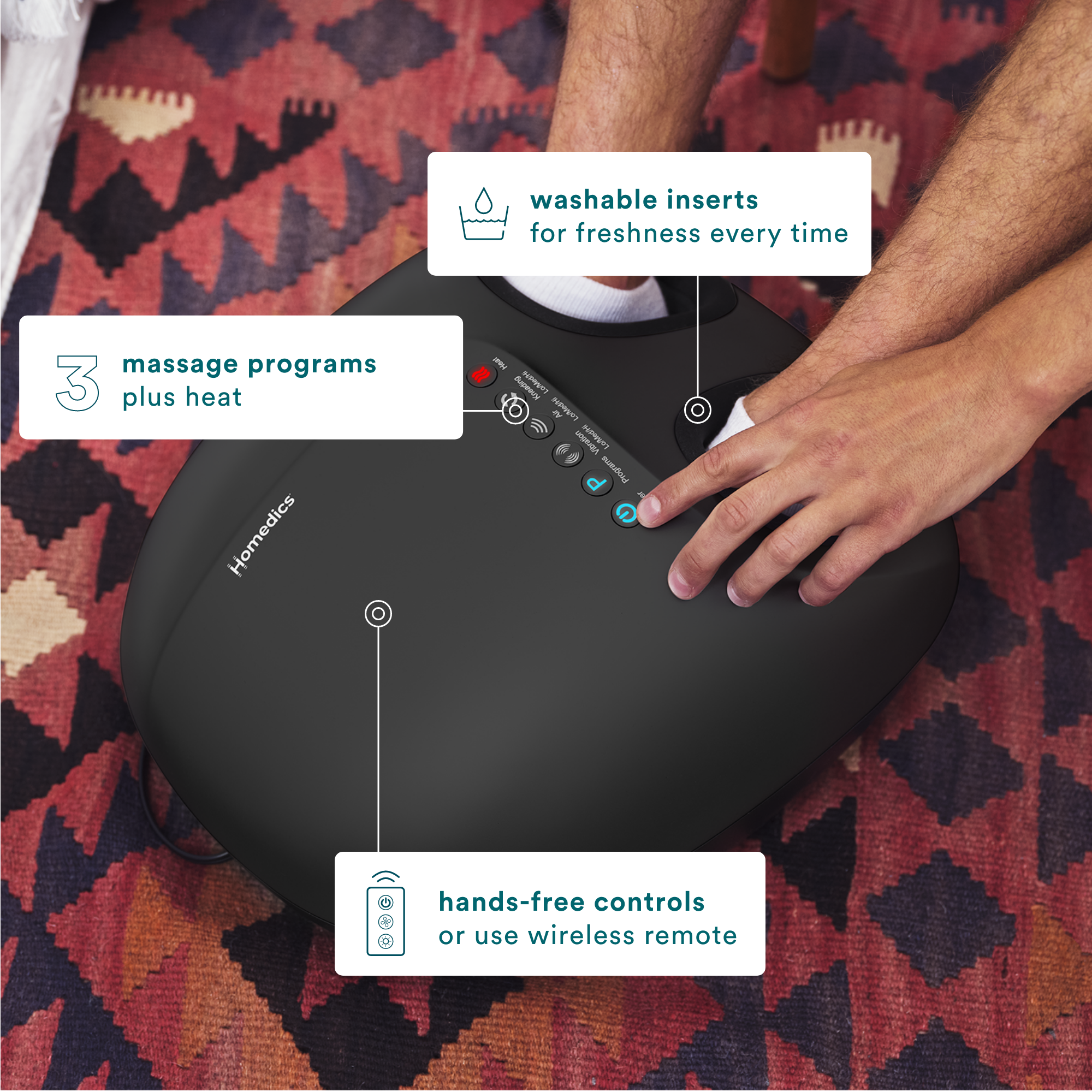 homedics-3-in-1-pro-foot-massager-with-heat image 3