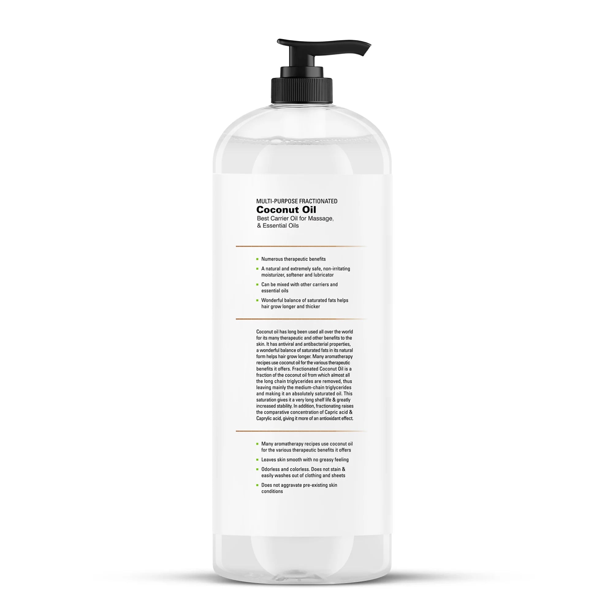 majestic-pure-fractionated-coconut-oil-16-fl-oz-lightweight-non-greasy image 8