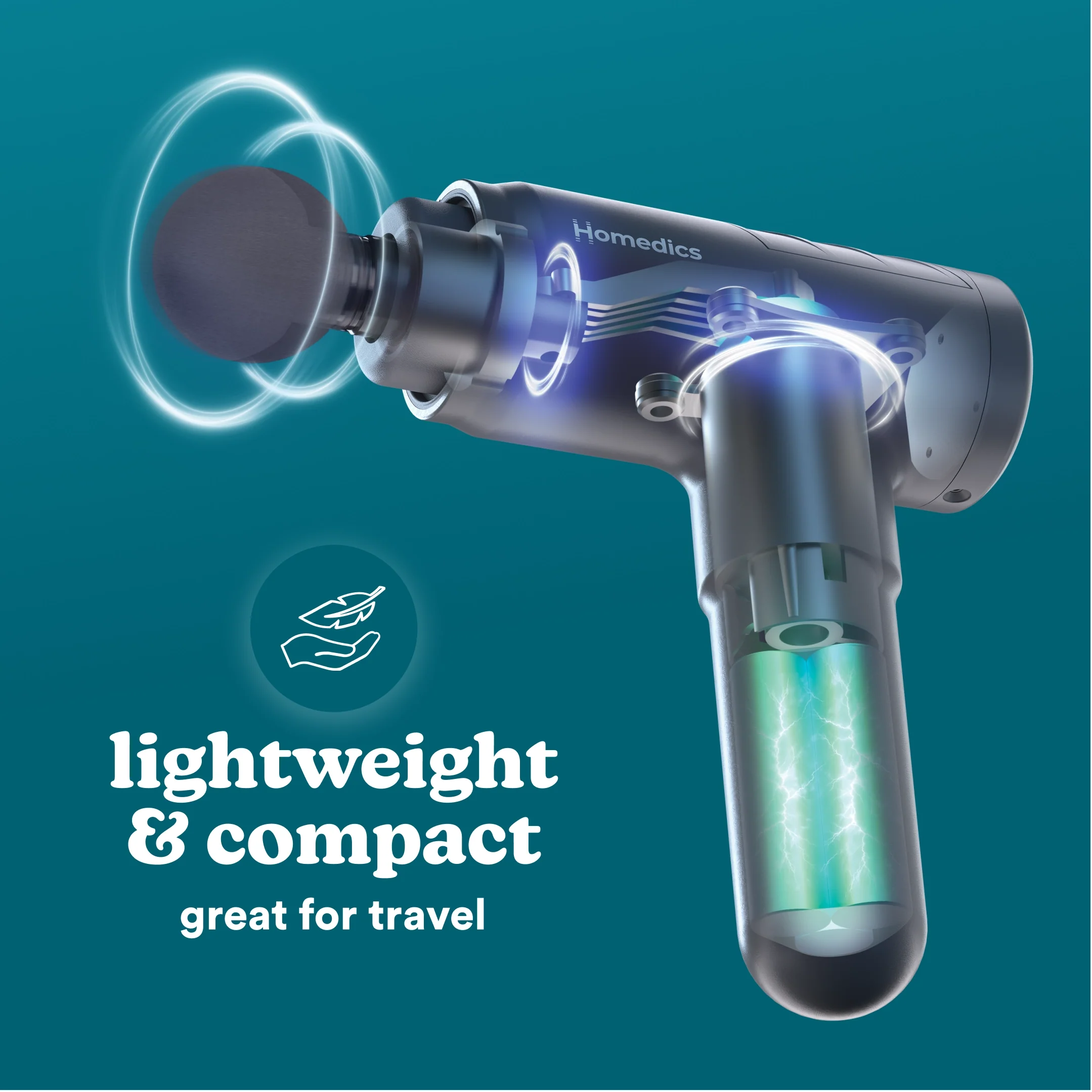 homedics-therapist-select-prime-percussion-massager-with-5-speeds-and-5-heads image 7