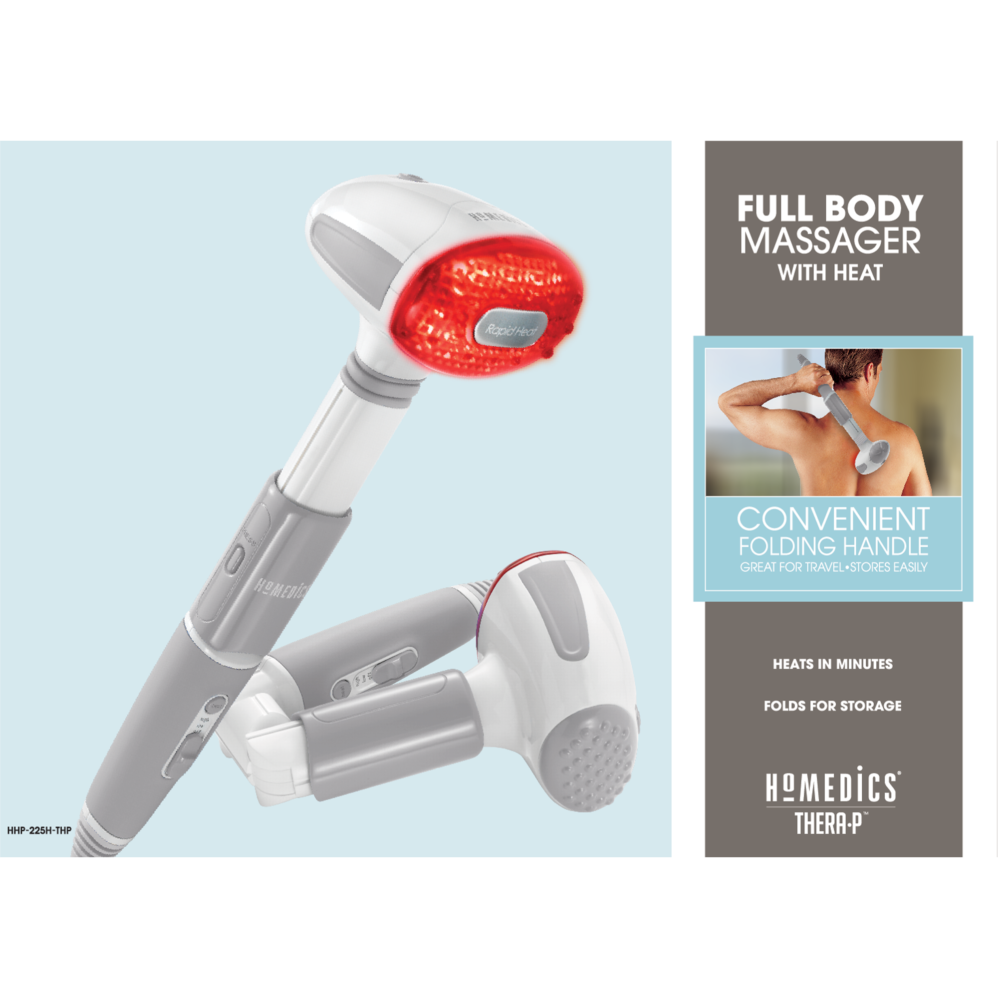 homedics-vibration-body-massager-with-heat-handheld-percussion-massager-for-musc image 6