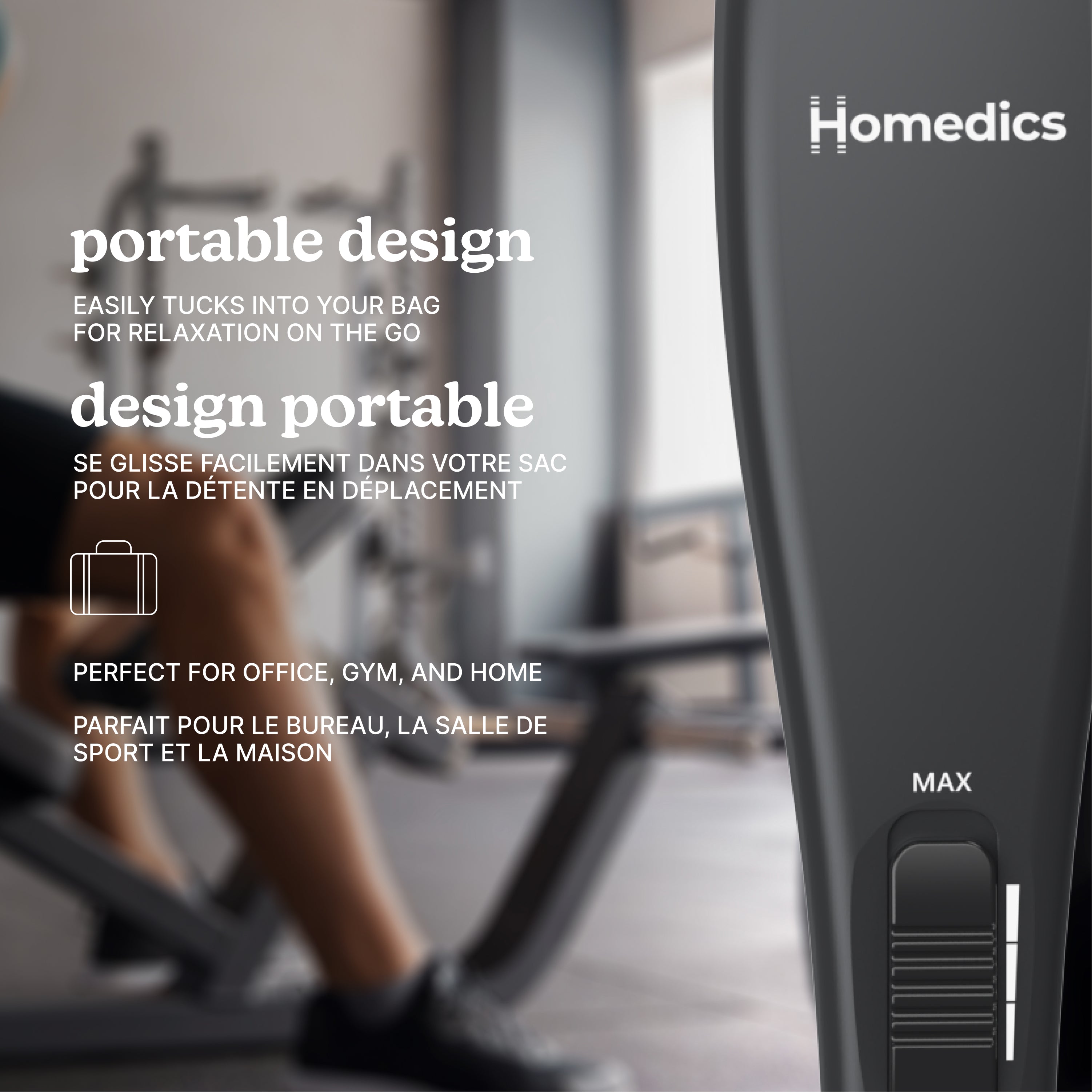 homedics-rechargeable-deep-tissue-percussion-massager-with-interchangeable-heads image 5