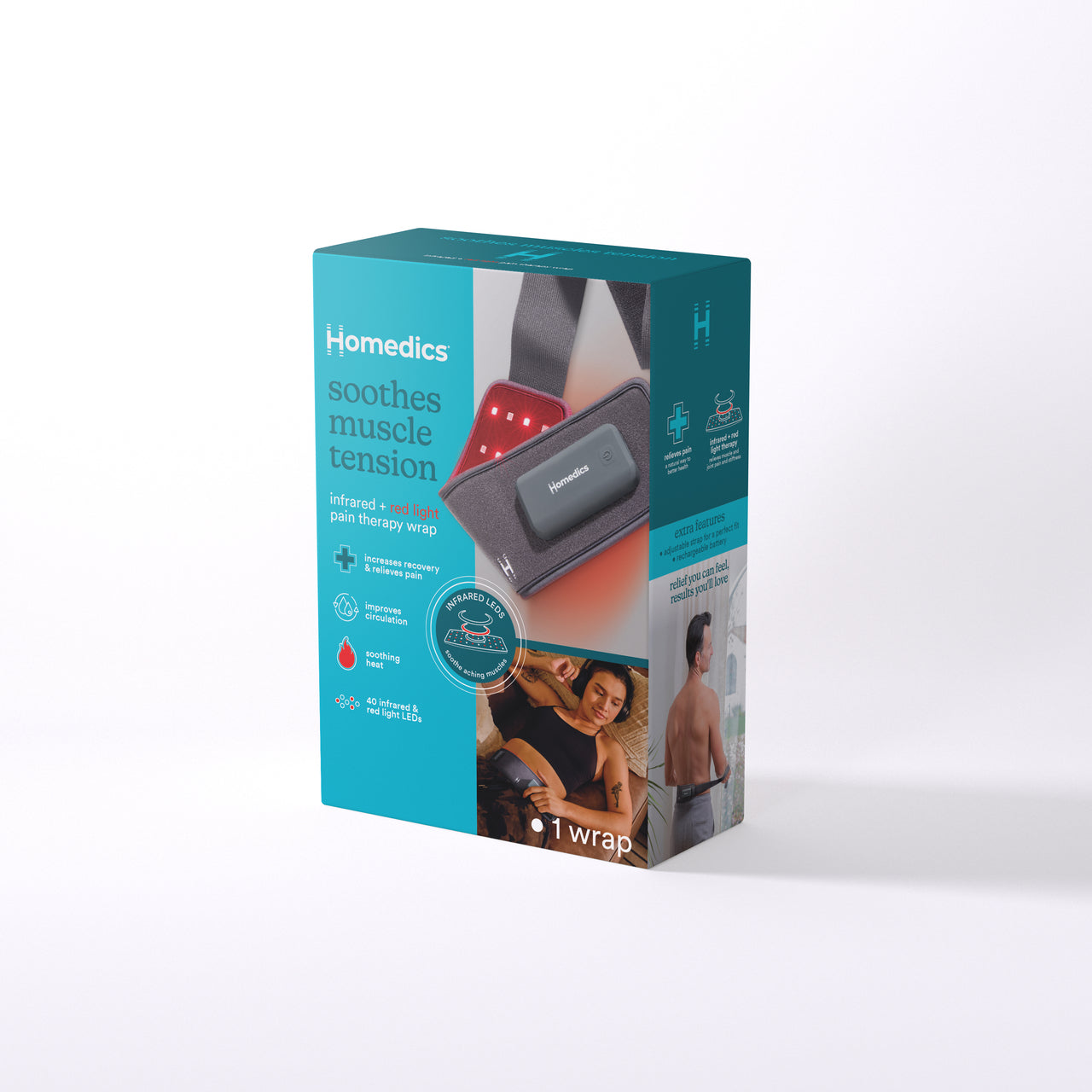 homedics-infrared-red-light-pain-therapy-wrap-targeted-relief-for-sore-muscles image 7