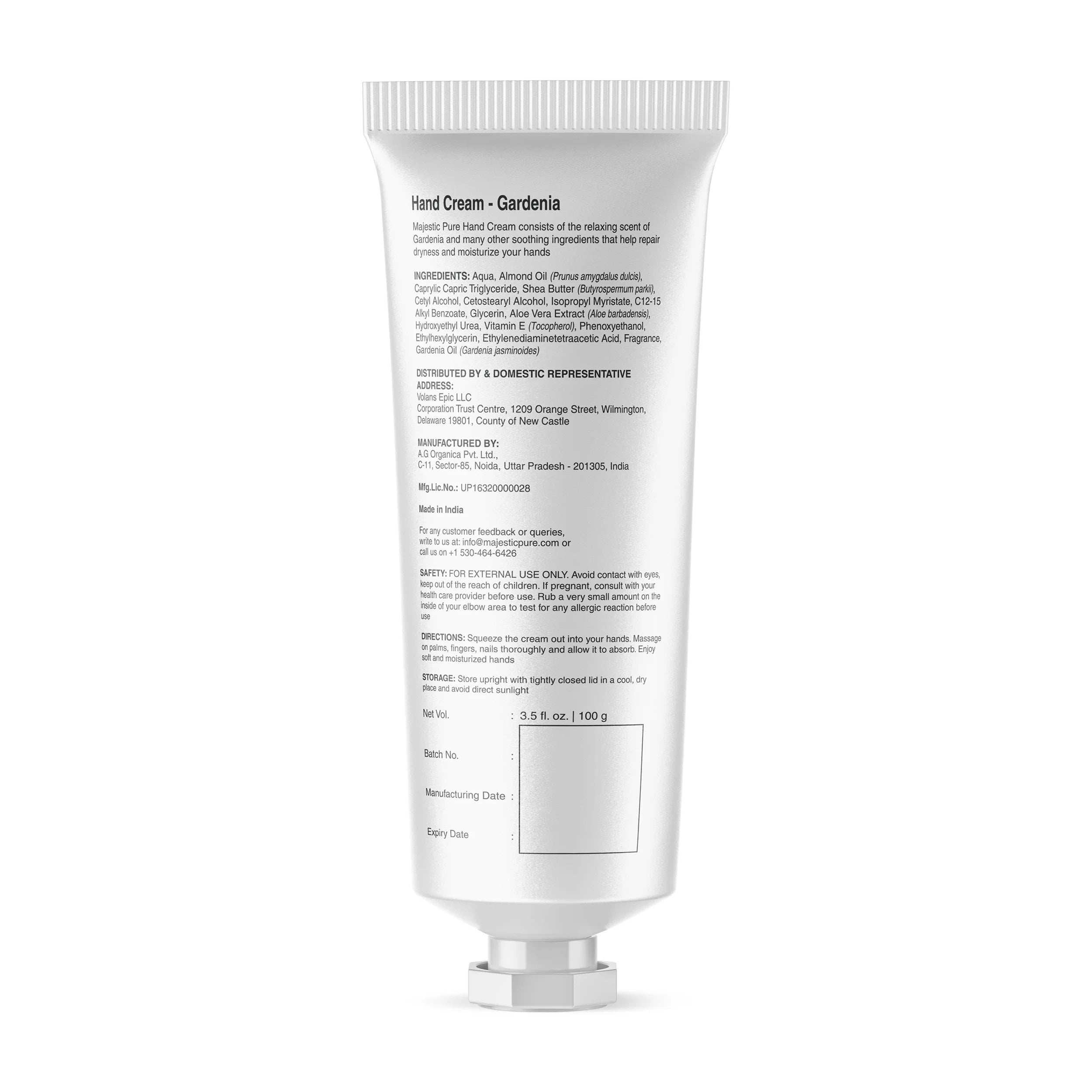 majestic-pure-gardenia-hand-cream-3-5-fl-oz-shea-butter-almond-oil-hand-cream-fo image 7