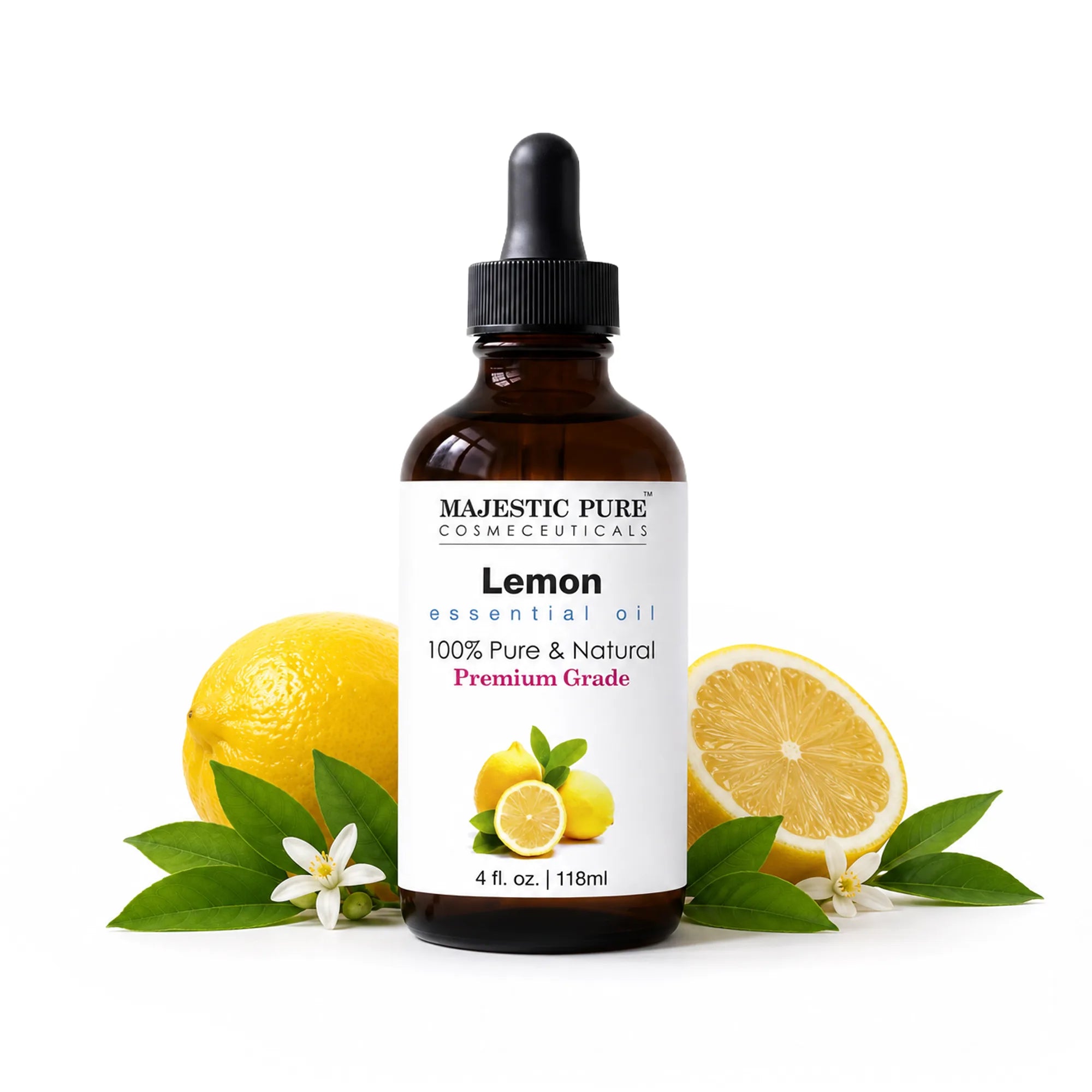 majestic-pure-lemon-essential-oil-100-pure-natural-fresh-citrus-oil-4-fl-oz image 1