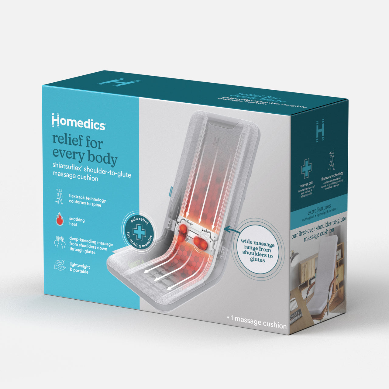 homedics-shiatsuflex-massage-cushion-with-deep-kneading-relief image 7