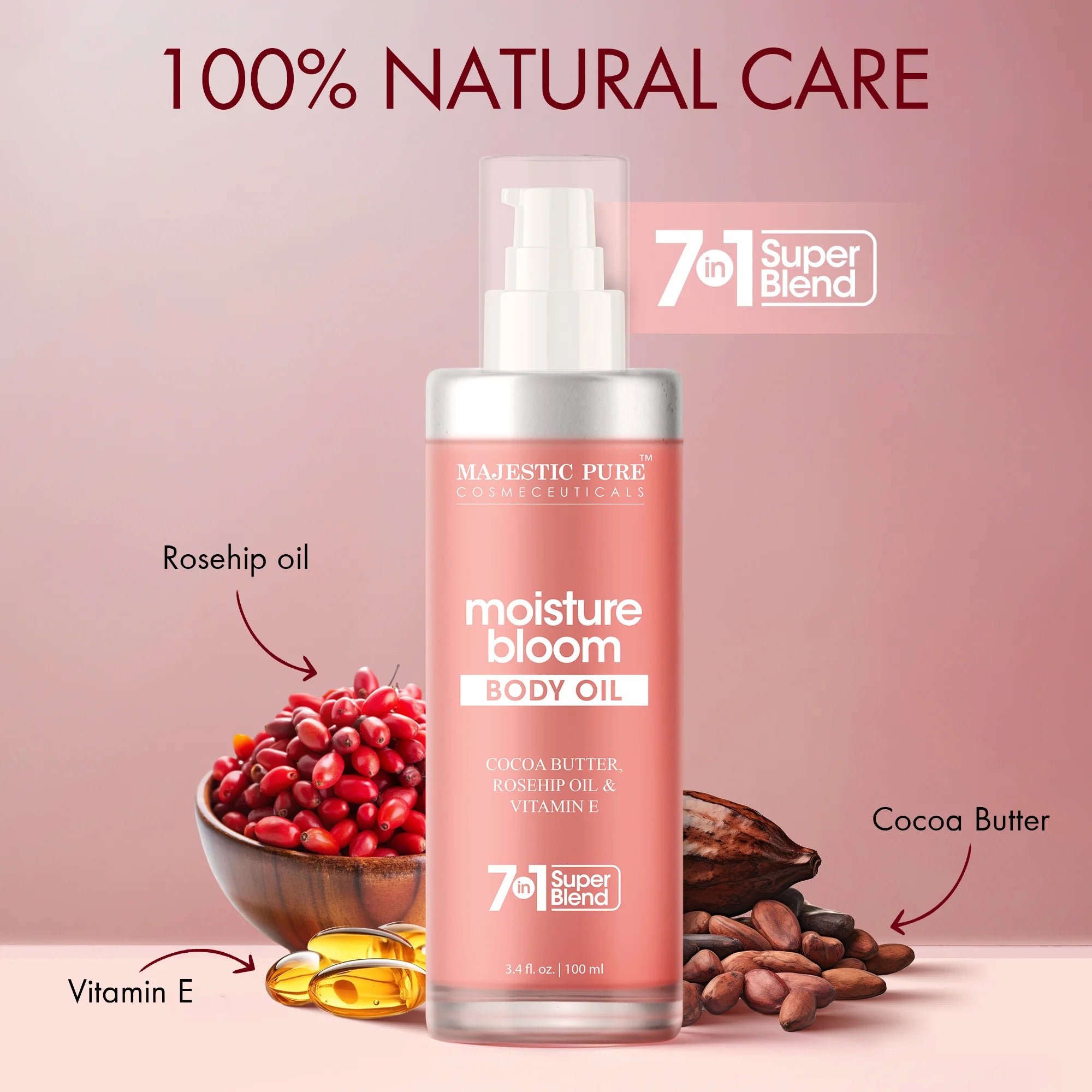 majestic-pure-moisture-bloom-body-oil-with-cocoa-butter-and-rosehip-oil-3-4-fl-o image 3