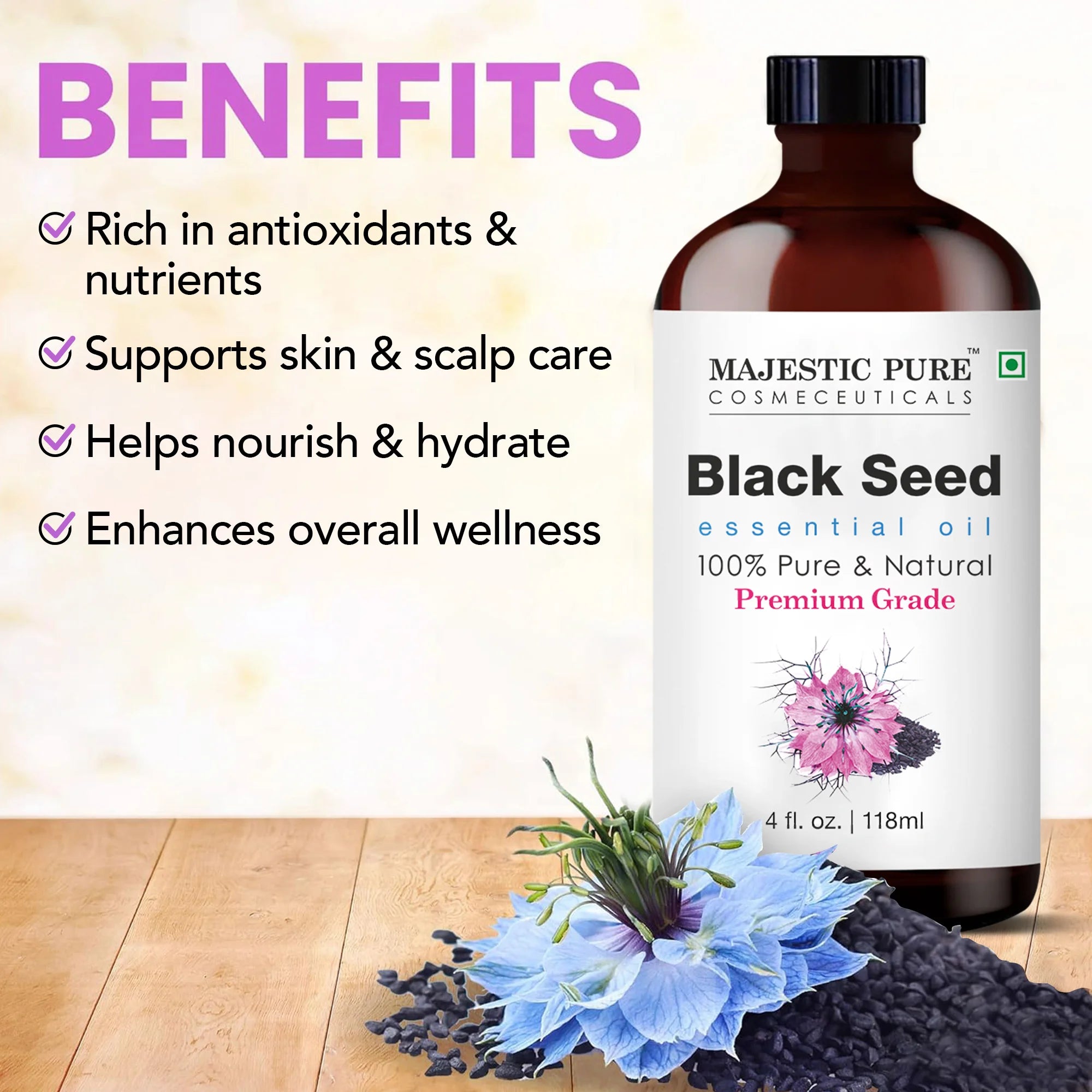 majestic-pure-black-seed-essential-oil-100-pure-natural-4-fl-oz-for-hair-skin image 4