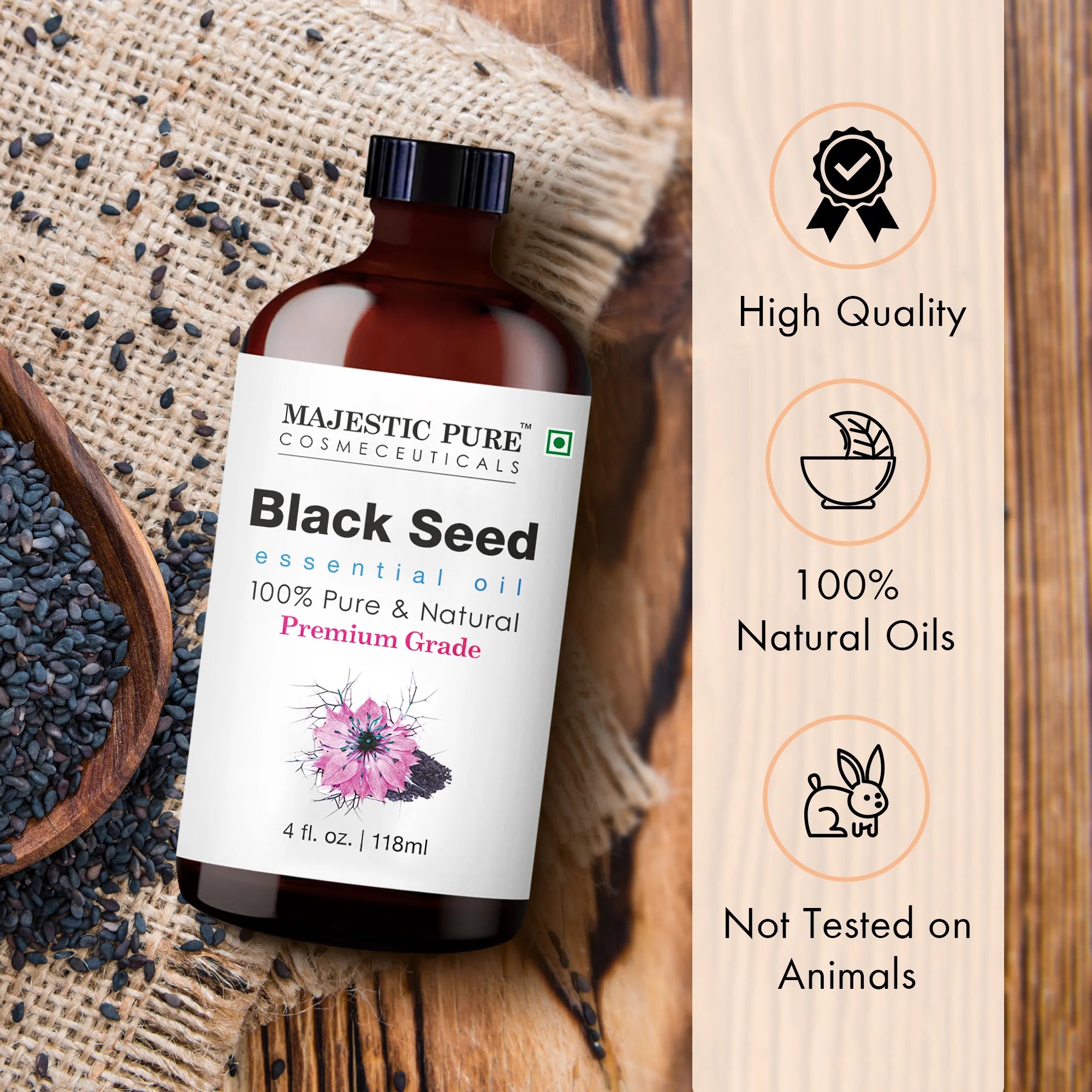 majestic-pure-black-seed-essential-oil-100-pure-natural-4-fl-oz-for-hair-skin image 2