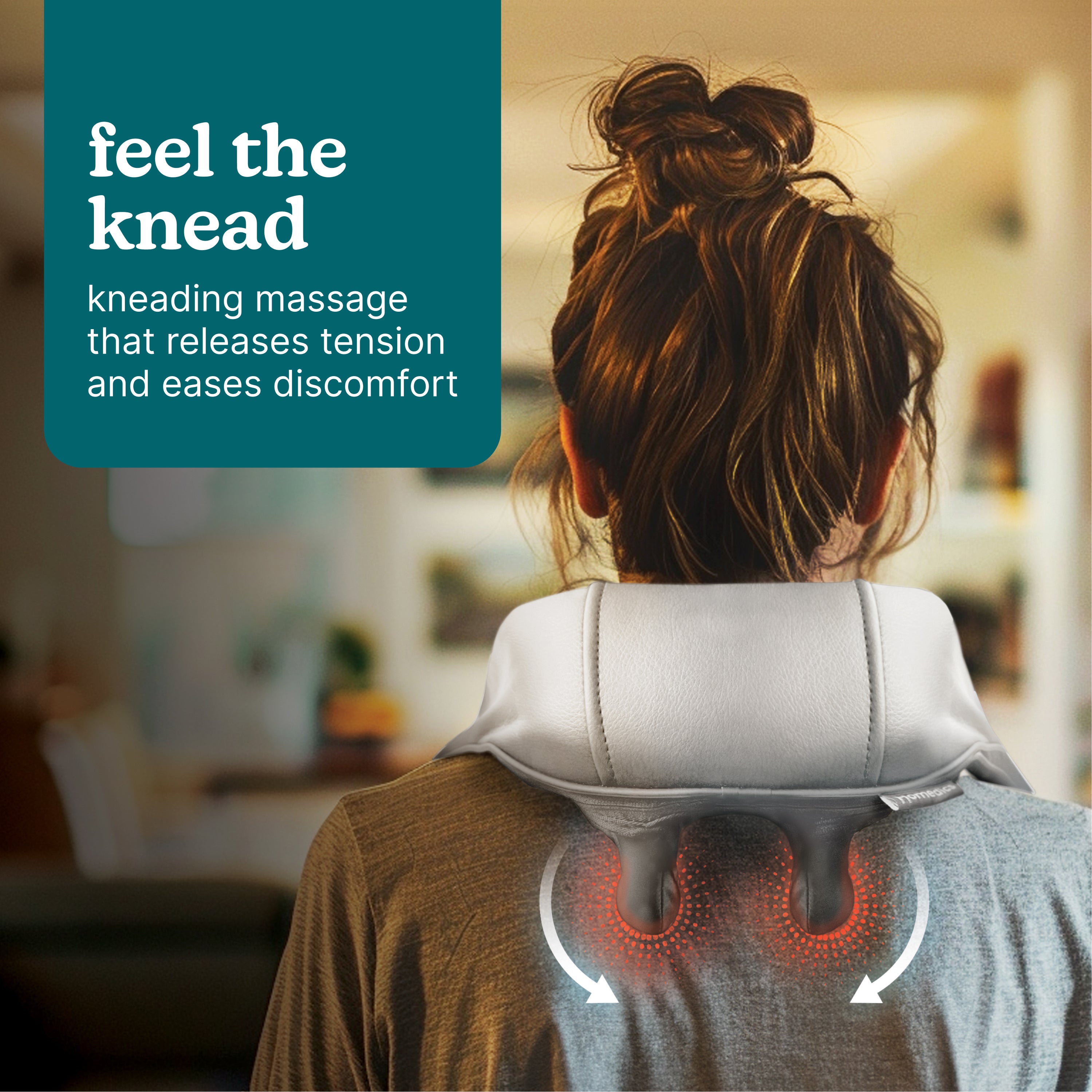 homedics-deep-kneading-neck-shoulder-massager-with-heat-advanced-relief-for-tens image 2