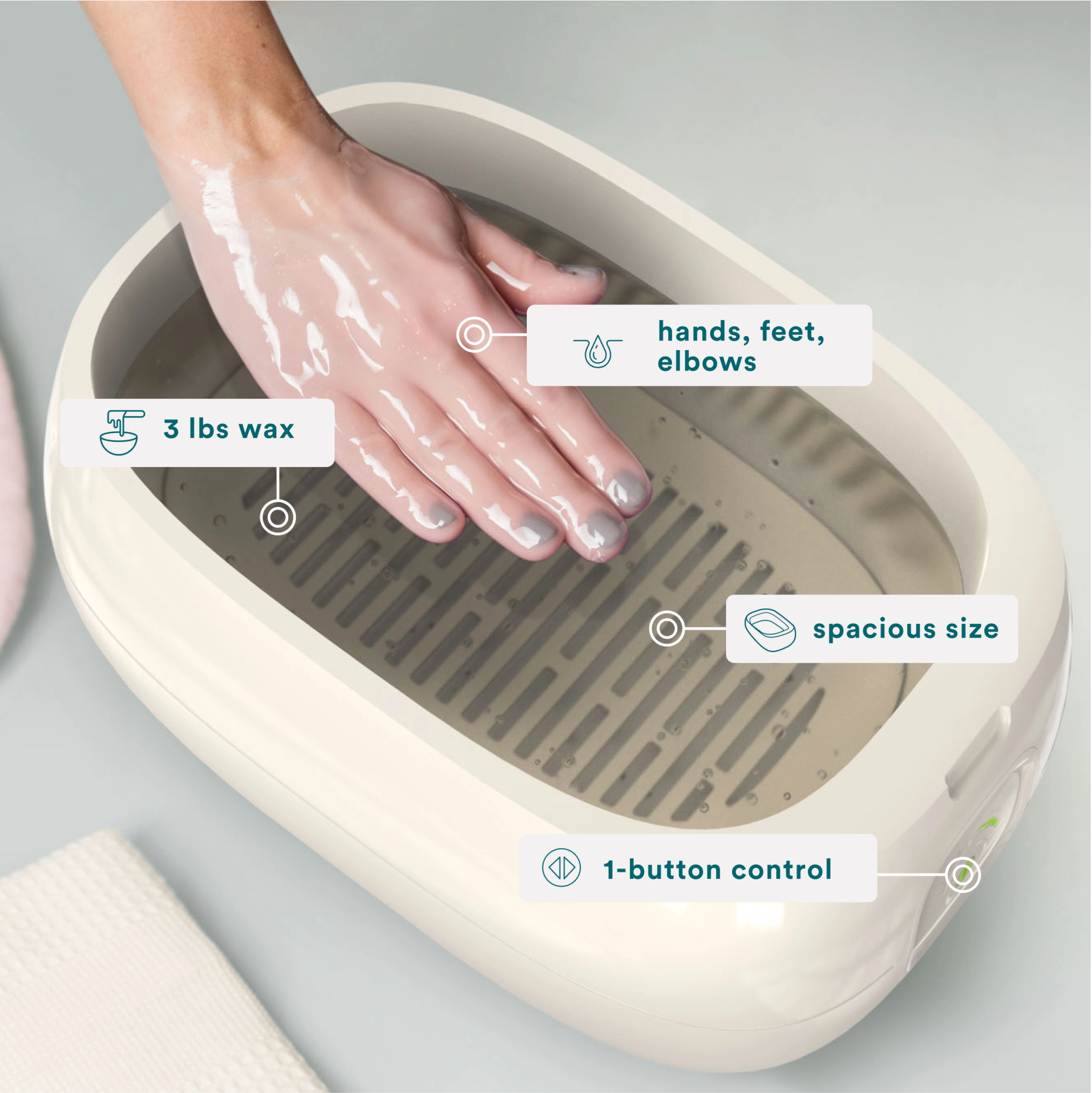 homedics-theraspa-deluxe-paraffin-bath-at-home-paraffin-wax-warmer-for-soft-mois image 3