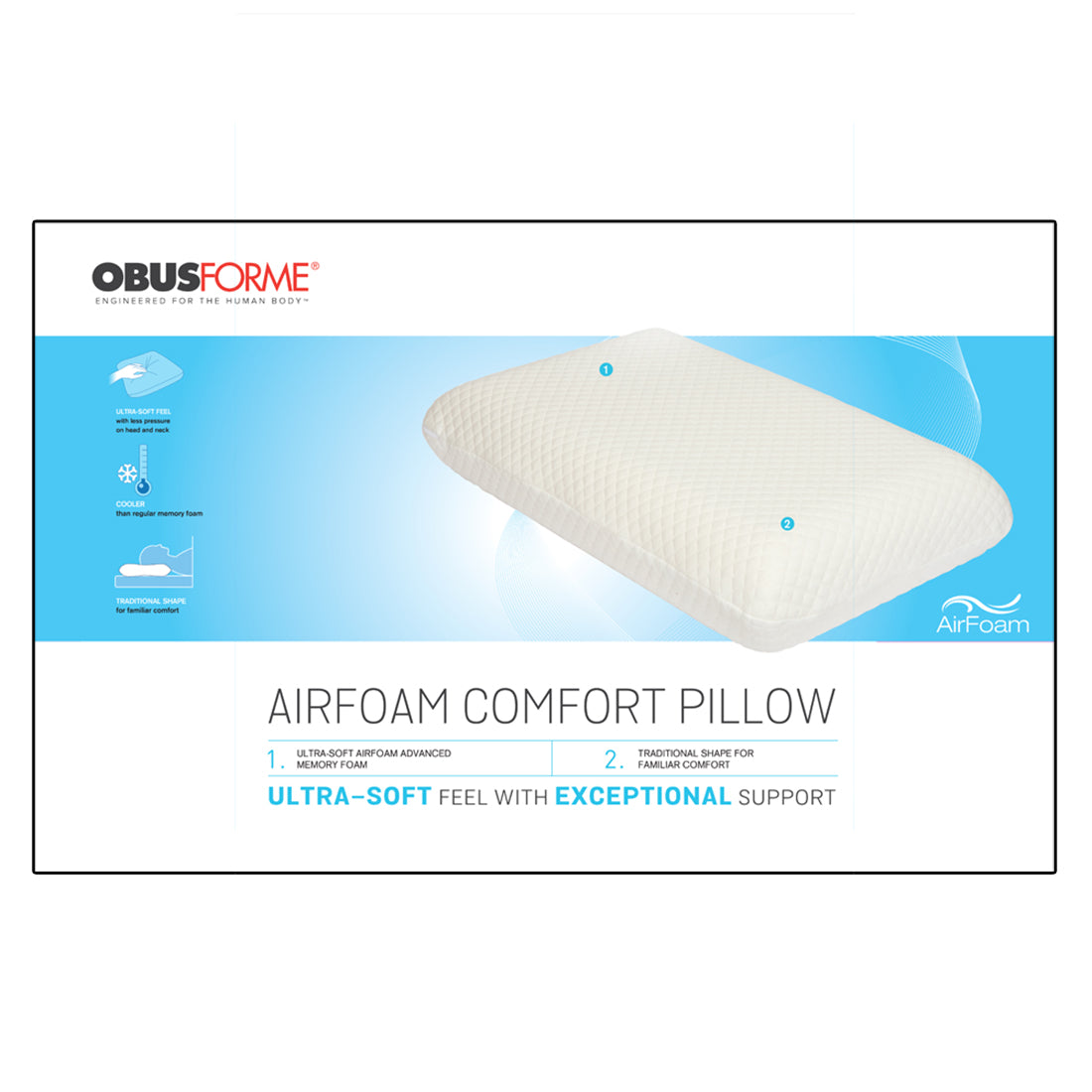 obusforme-airfoam-comfort-memory-foam-pillow-contoured-breathable-design image 6