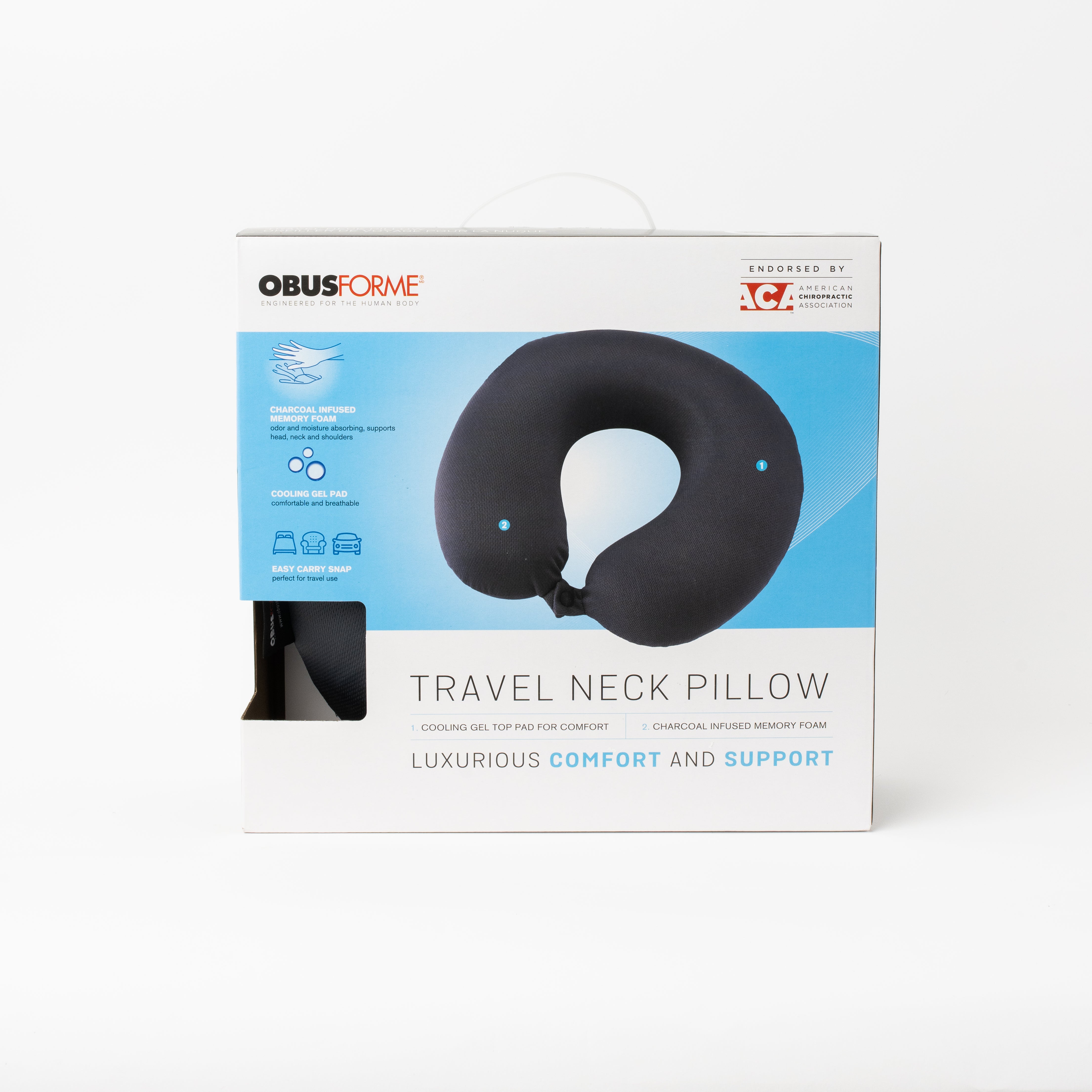 homedics-charcoal-travel-neck-pillow-with-antimicrobial-memory-foam-and-button-c image 5