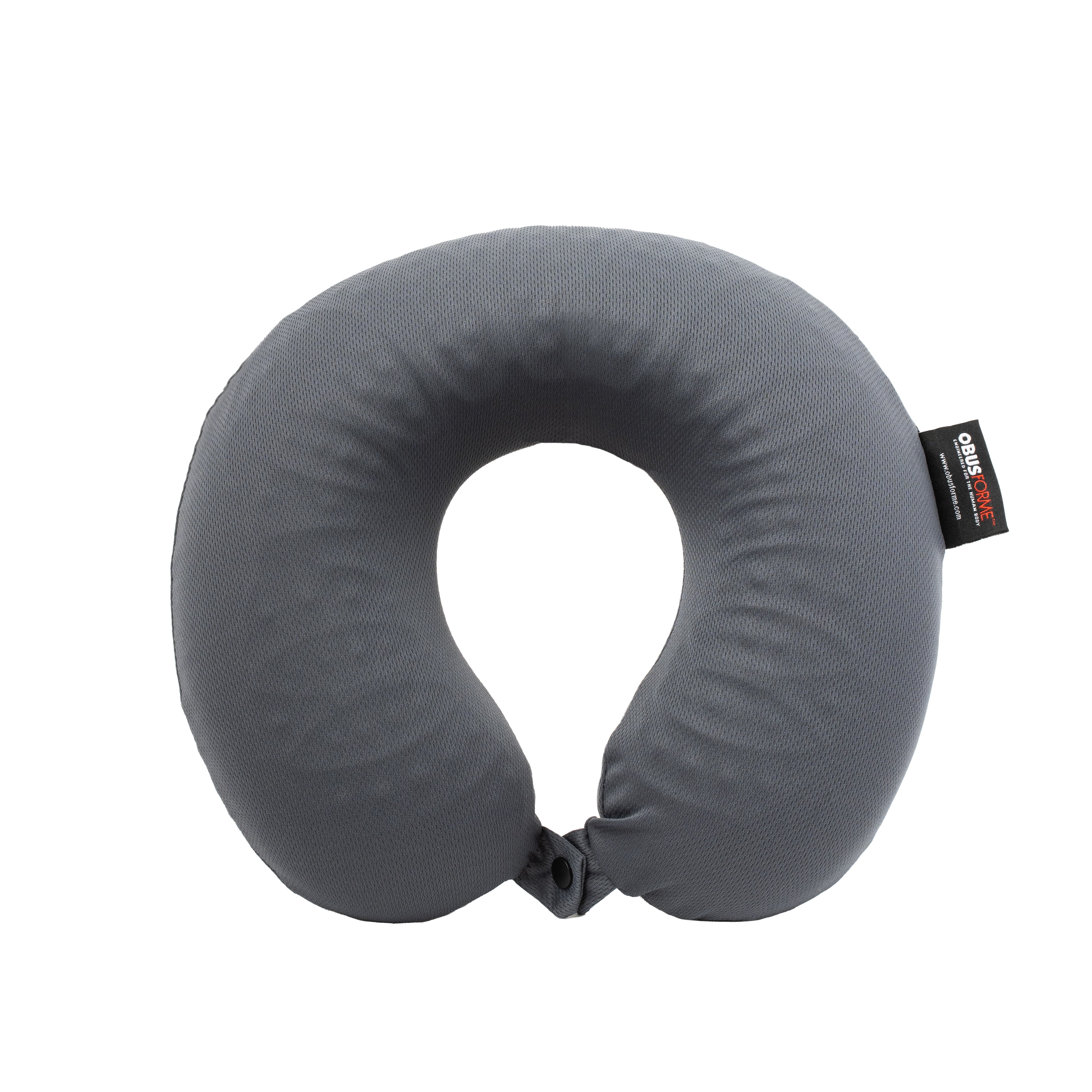 homedics-charcoal-travel-neck-pillow-with-antimicrobial-memory-foam-and-button-c image 1