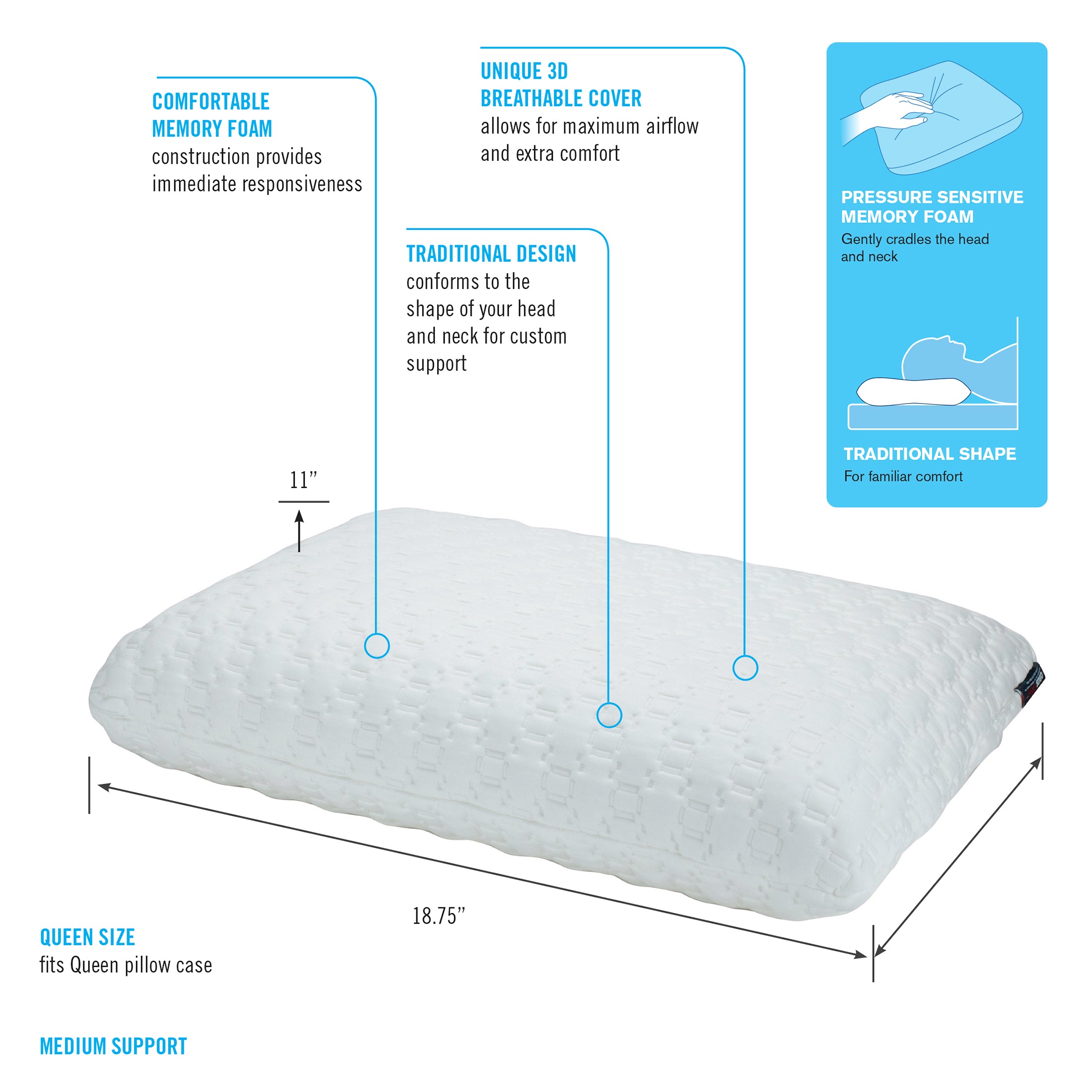 homedics-comfort-sleep-traditional-pillow image 2