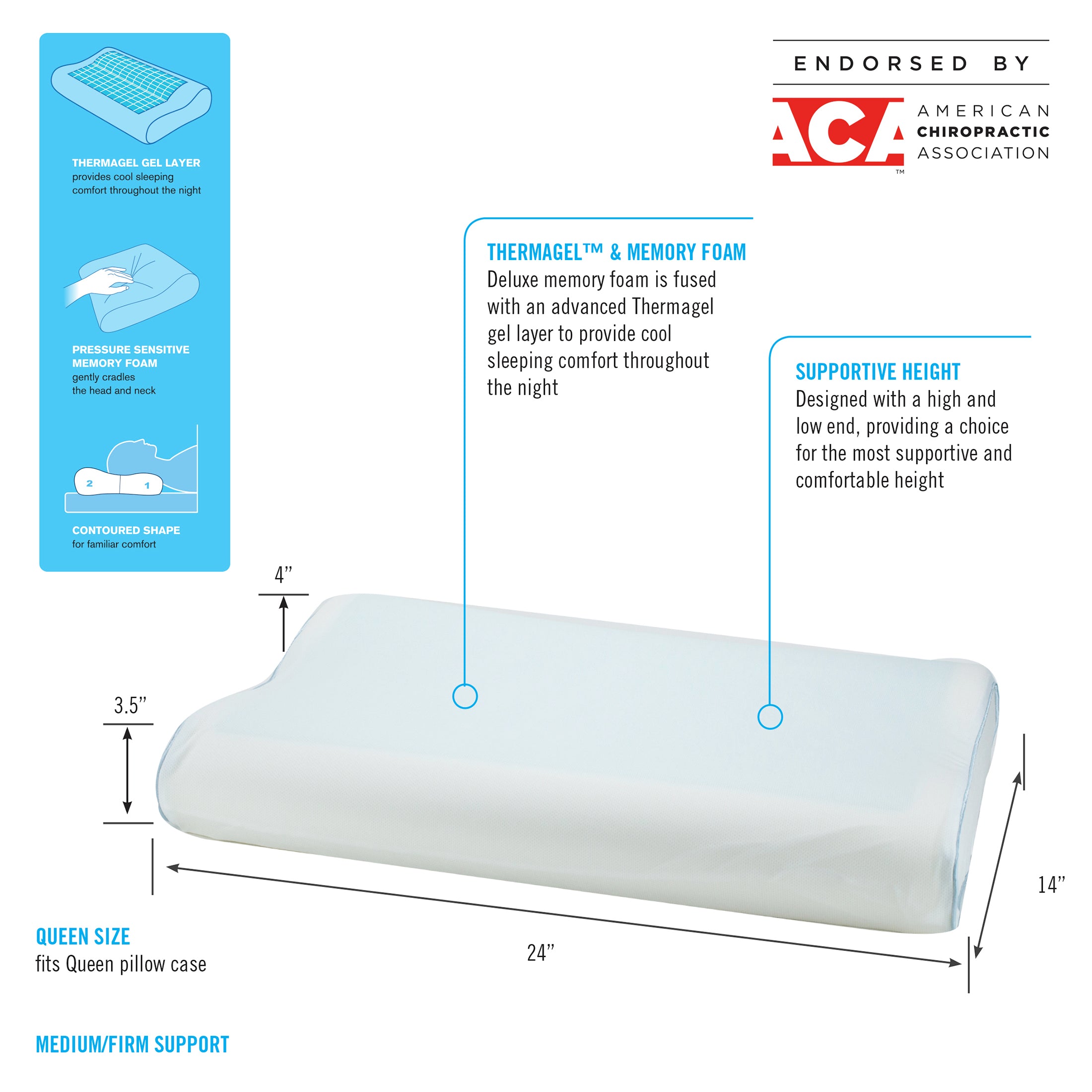 homedics-contour-thermagel-memory-foam-pillow-with-cooling-gel-and-washable-cove image 2