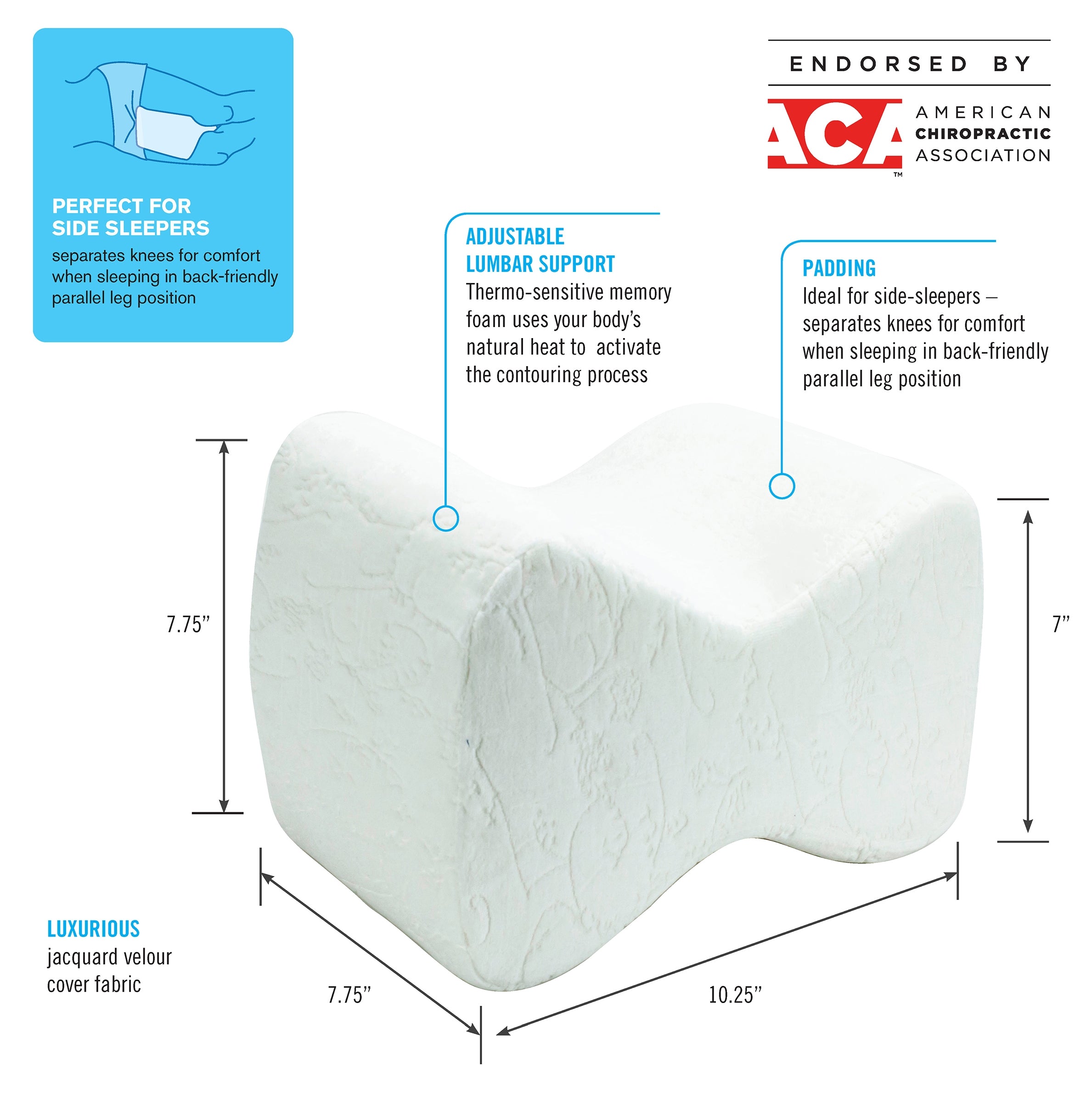homedics-airfoam-leg-spacer-cushion image 2