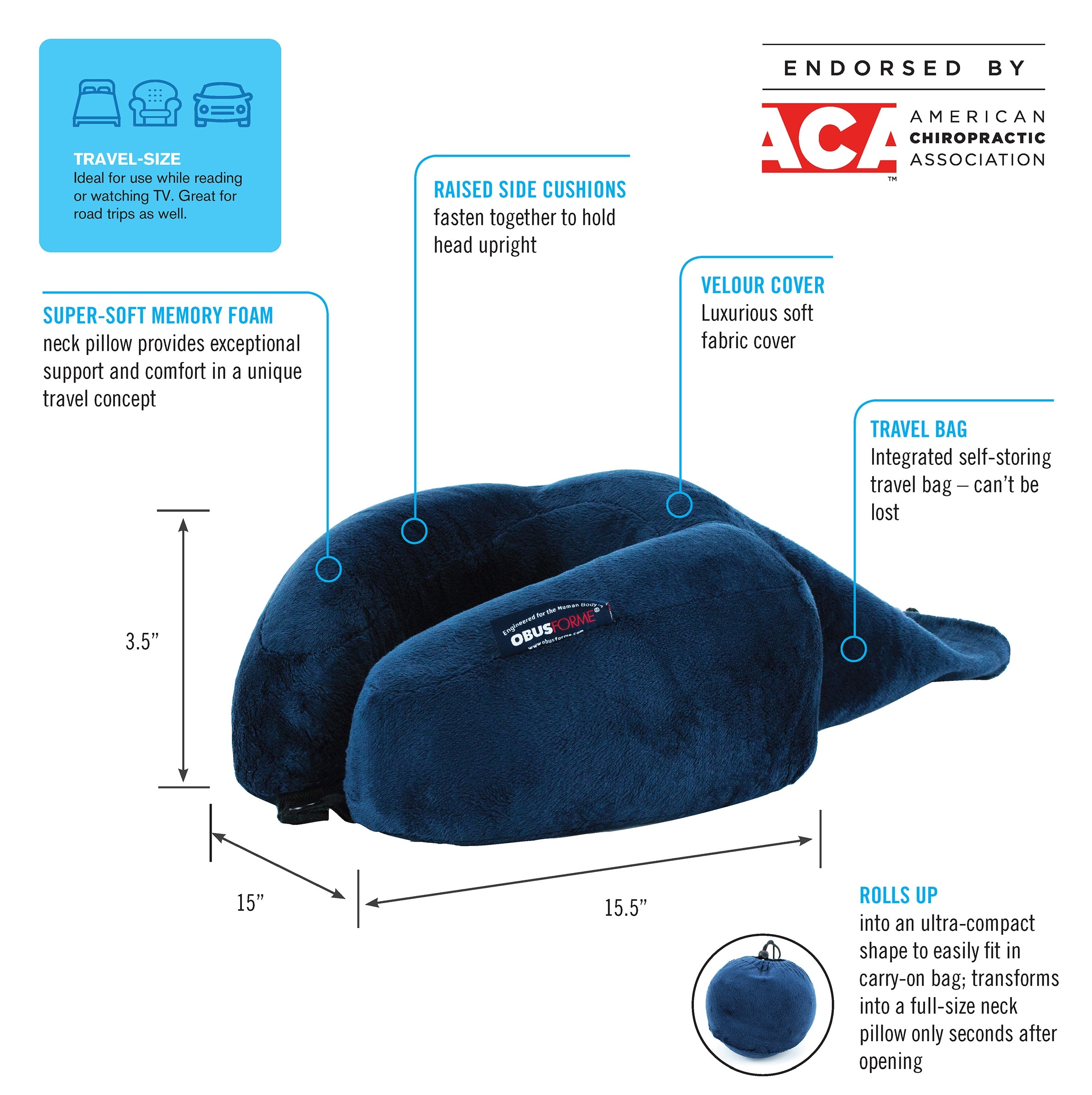homedics-ultra-compact-roll-up-travel-neck-pillow image 2