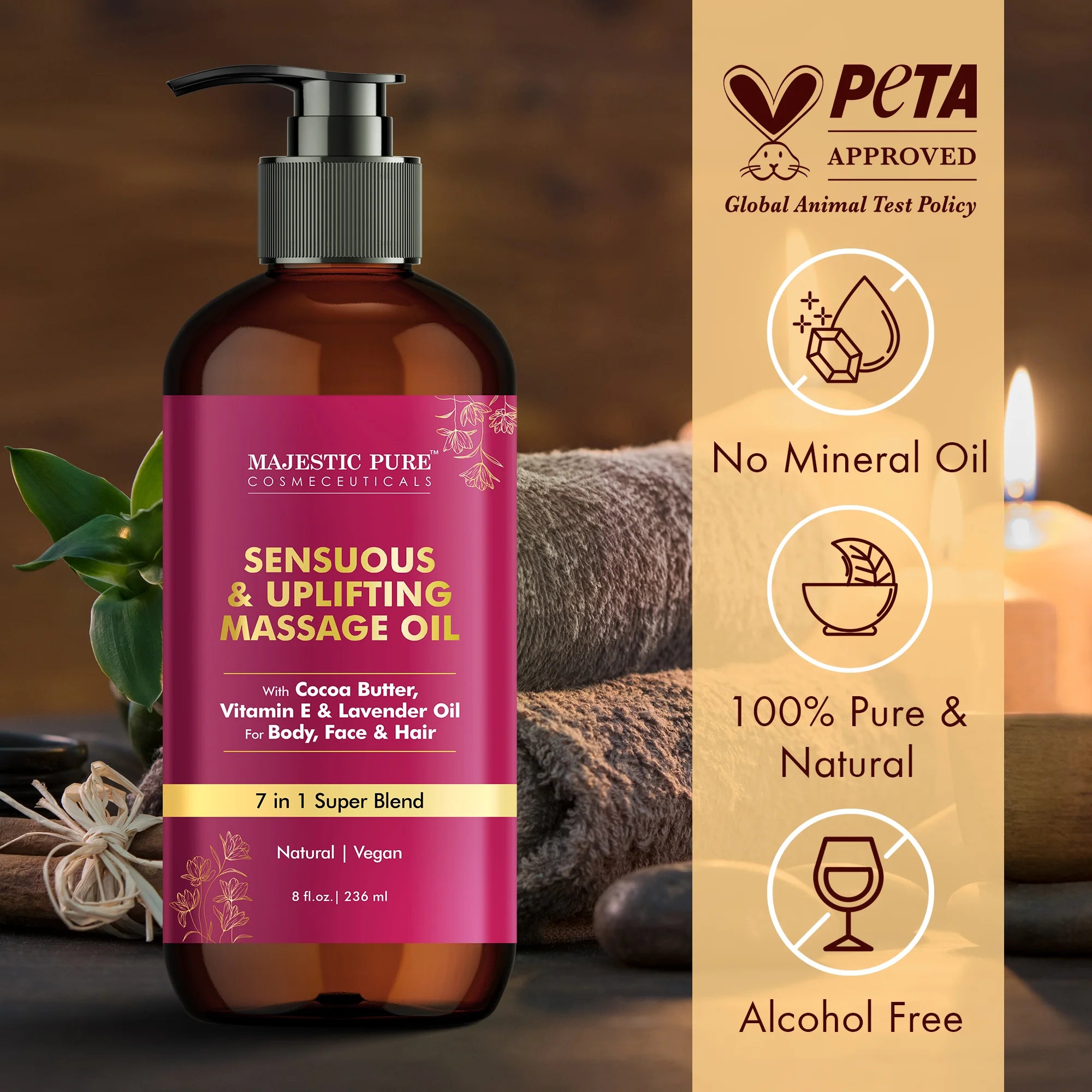 majestic-pure-sensuous-cocoa-massage-oil-8-fl-oz-intimate-warm-and-relaxing-mass image 2