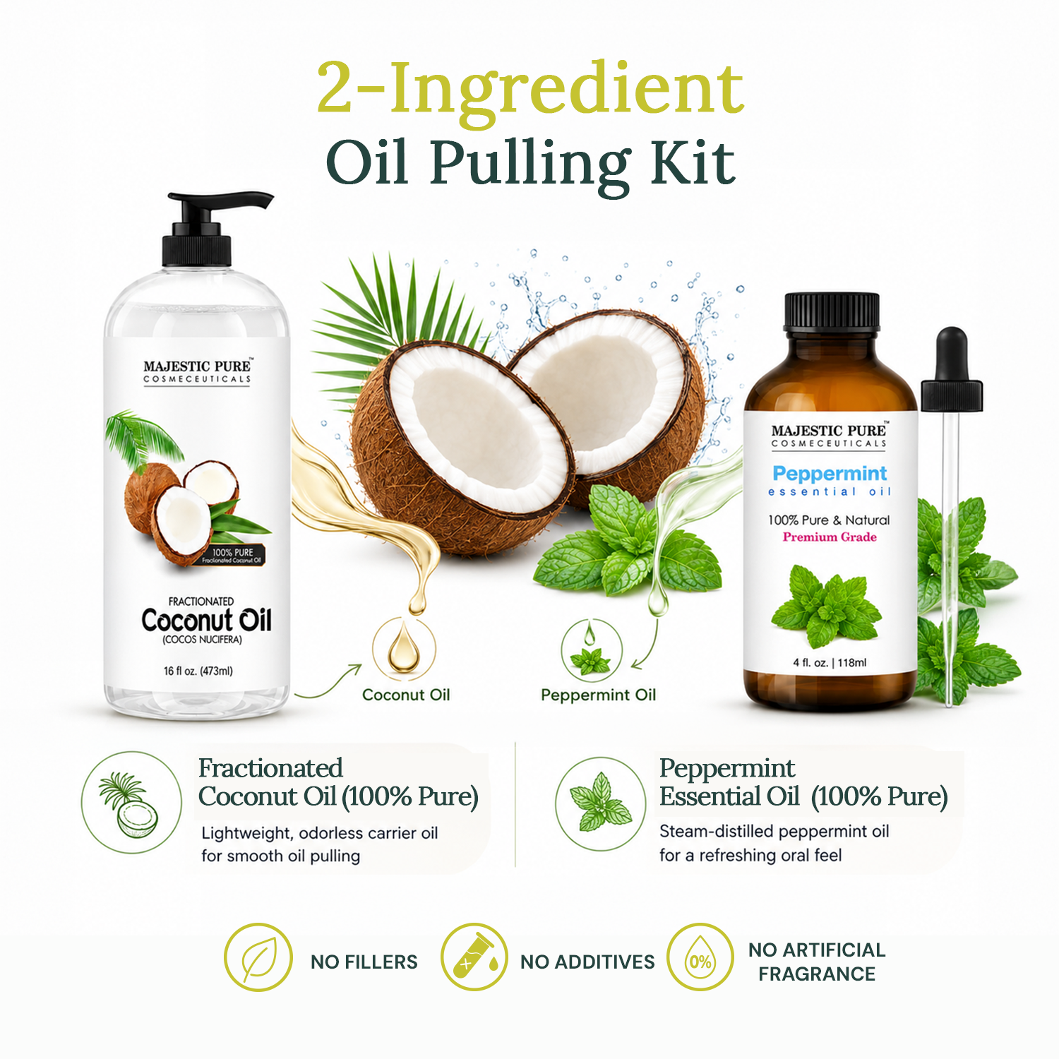 majestic-pure-daily-oil-pulling-detox-kit-coconut-peppermint-oil image 2