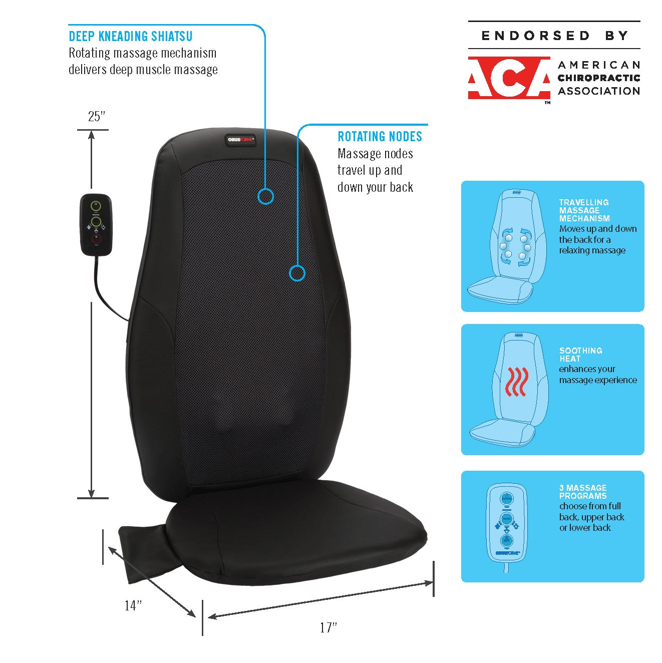 homedics-deep-kneading-shiatsu-massage-cushion-with-heat image 2