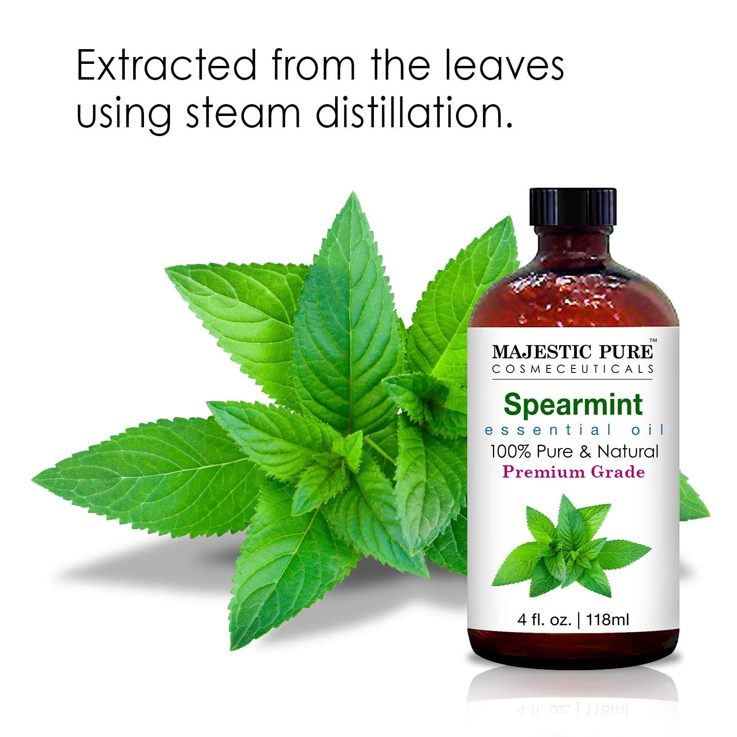 majestic-pure-spearmint-essential-oil-100-pure-and-natural-4-fl-oz image 2