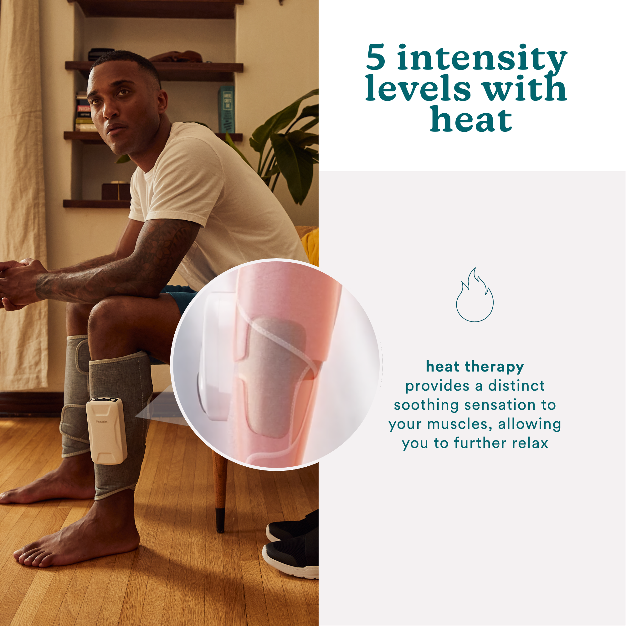 homedics-real-relief-calf-compression-massager-air-compression-therapy-for-legs image 3