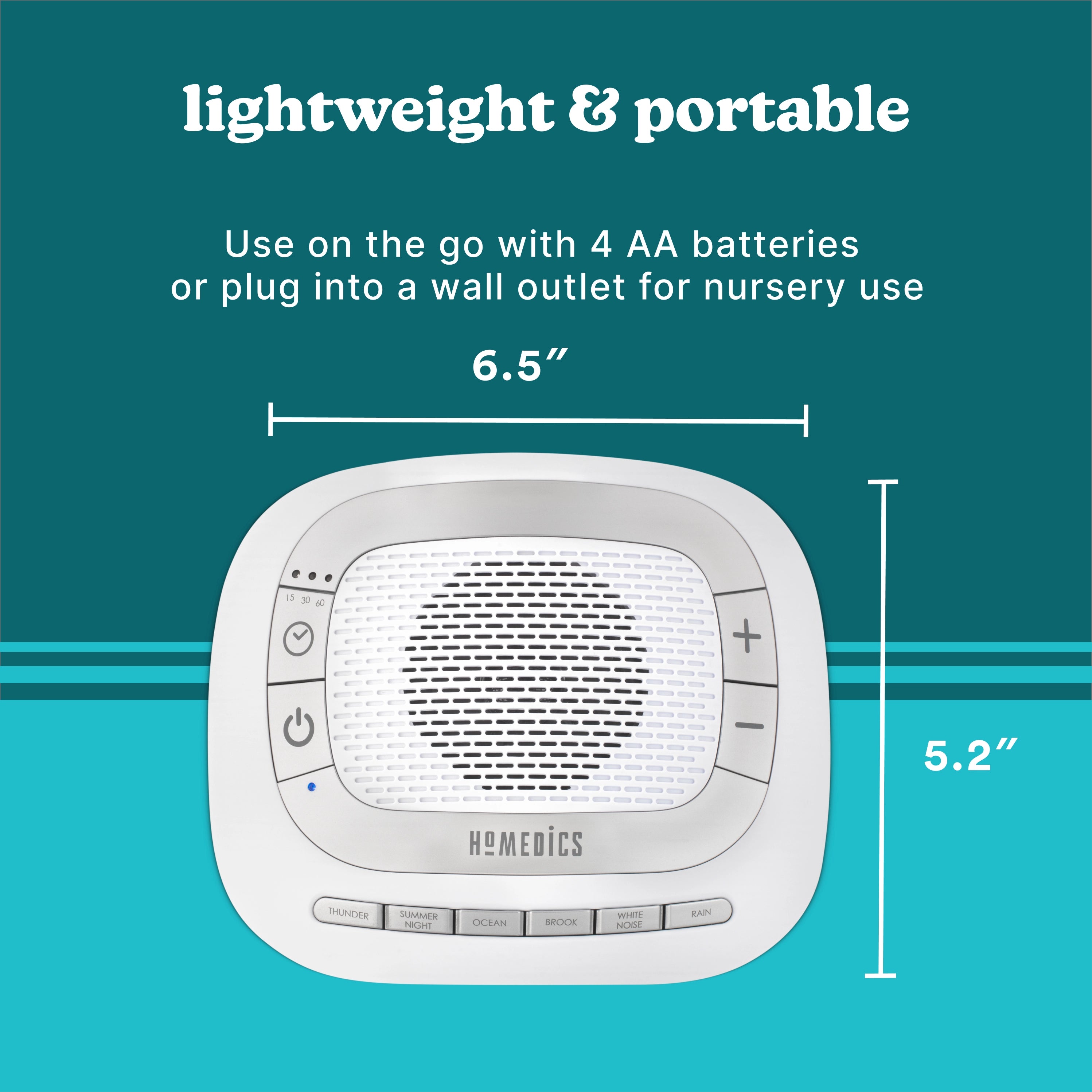 homedics-soundspa-rejuvenate-portable-sound-machine-6-sounds-battery-operated-co image 3
