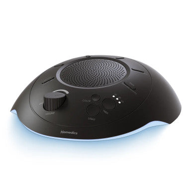 homedics-portable-sound-machine-with-night-light-soothing-sleep-aid-for-home-tra image 2
