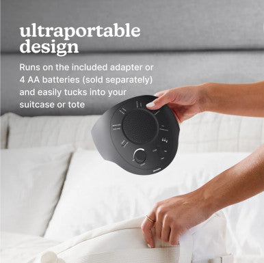 homedics-portable-sound-machine-with-night-light-soothing-sleep-aid-for-home-tra image 8