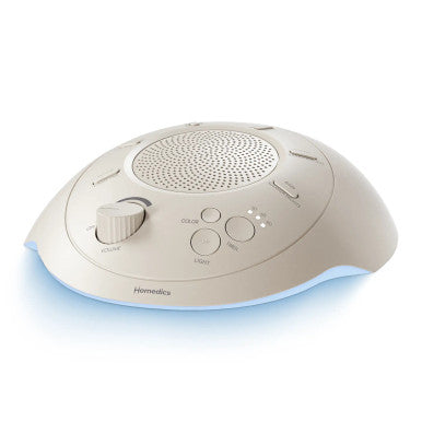 homedics-portable-sound-machine-with-night-light-soothing-sleep-aid-for-home-tra image 1