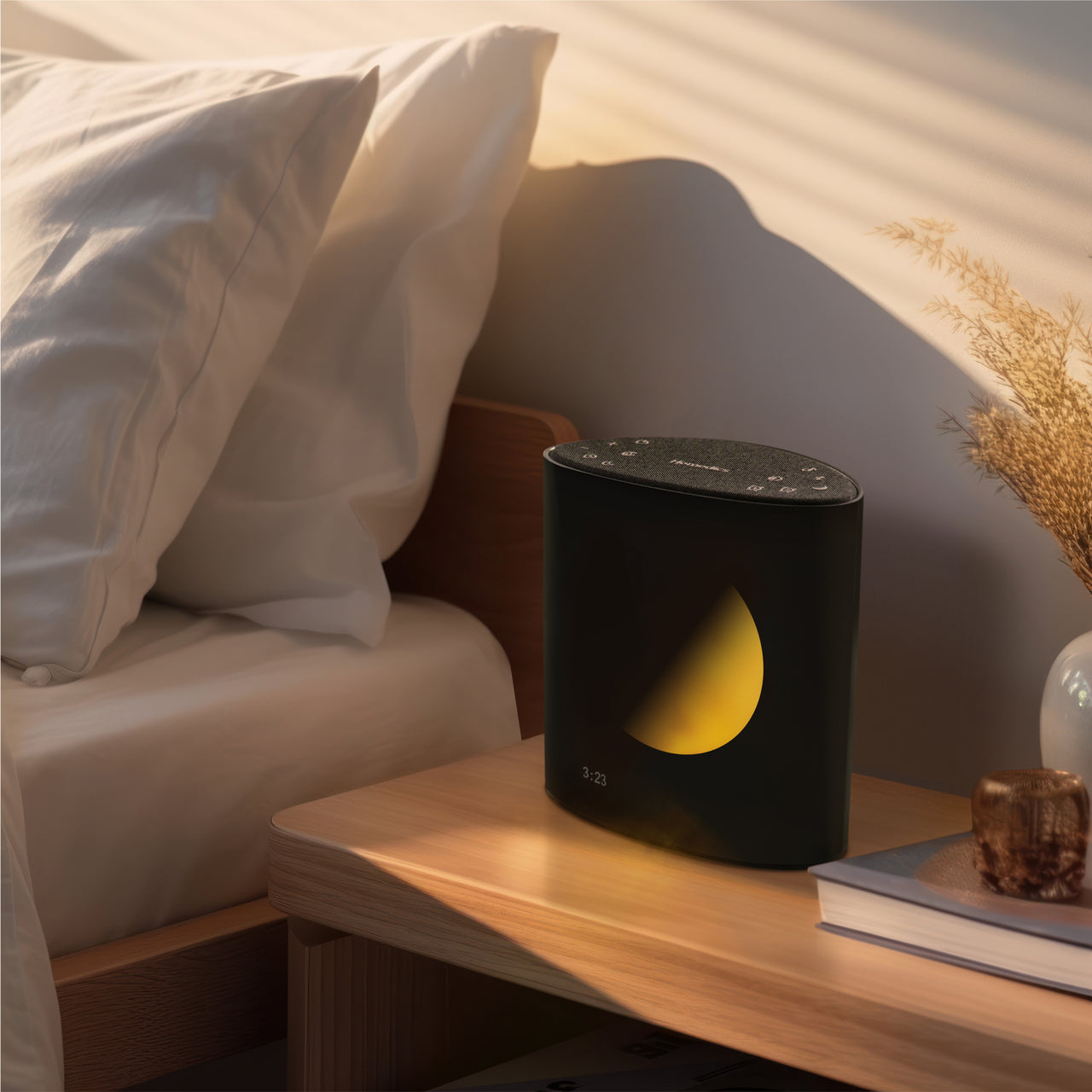 homedics-sound-sleep-moon-dream-sound-machine-clock-with-night-light image 5