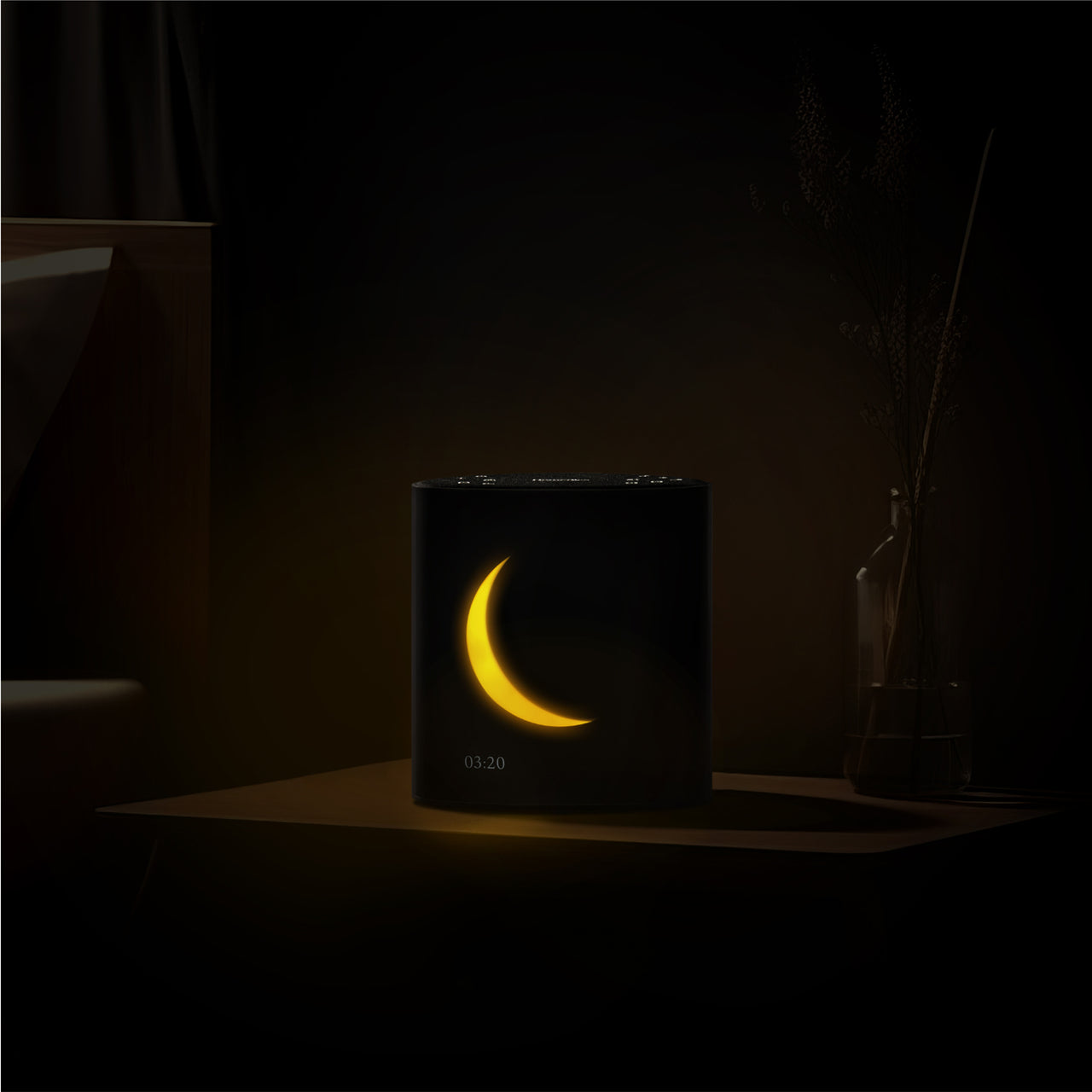 homedics-sound-sleep-moon-dream-sound-machine-clock-with-night-light image 6