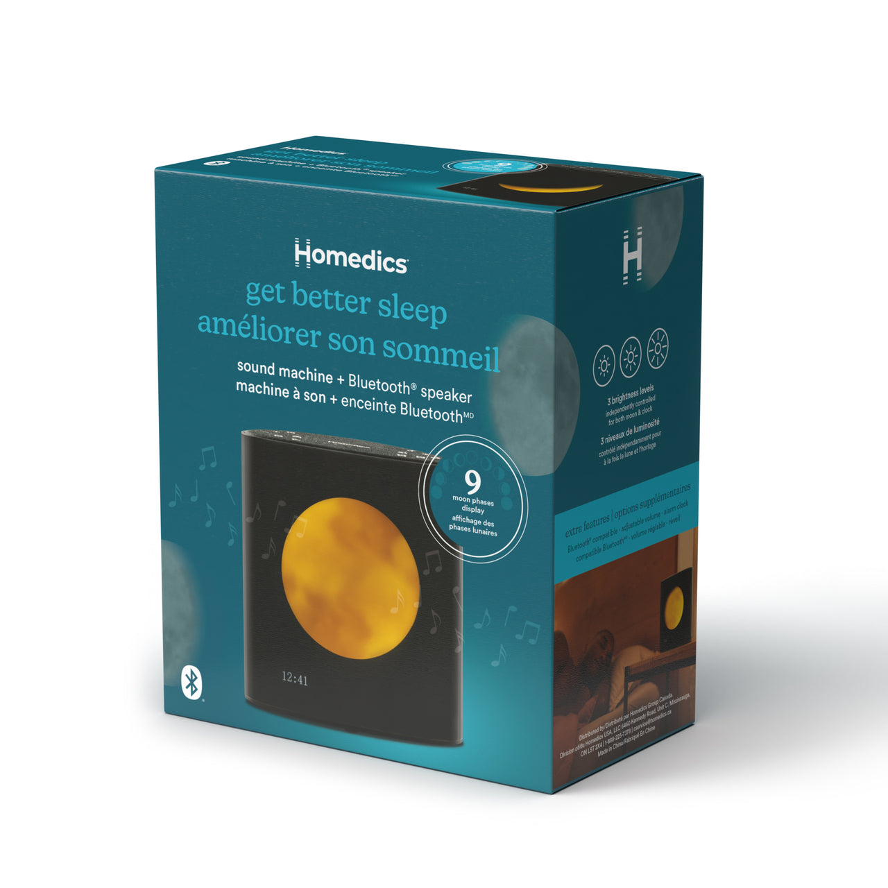 homedics-sound-sleep-moon-dream-sound-machine-clock-with-night-light image 7