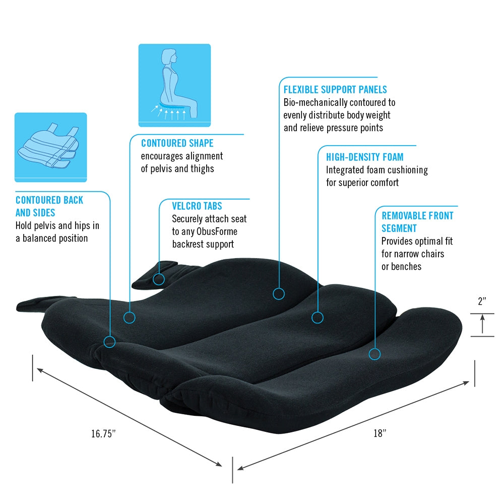 homedics-obusforme-contoured-seat-cushion-ergonomic-support-for-extended-sitting image 3