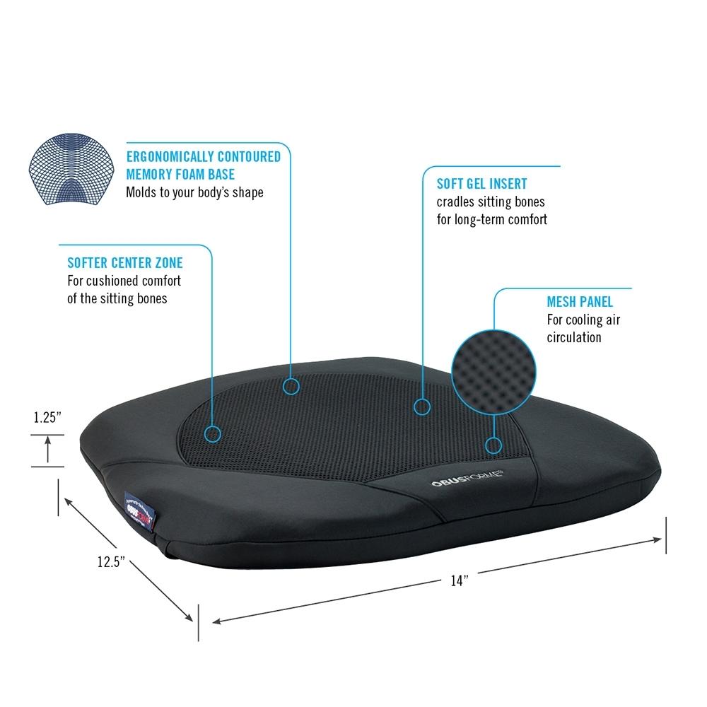 homedics-obusforme-gel-seat-cushion-ergonomic-comfort-and-posture-support image 2