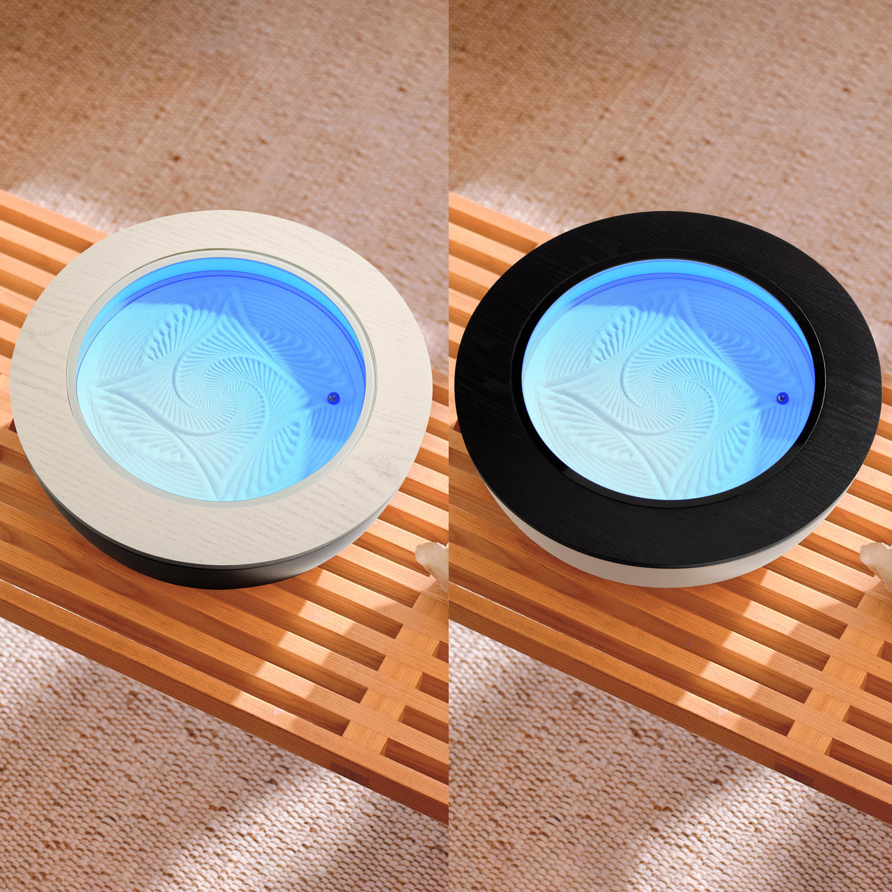 homedics-drift-16-wood-ring-stylish-minimalist-d-cor-accent-for-home image 5