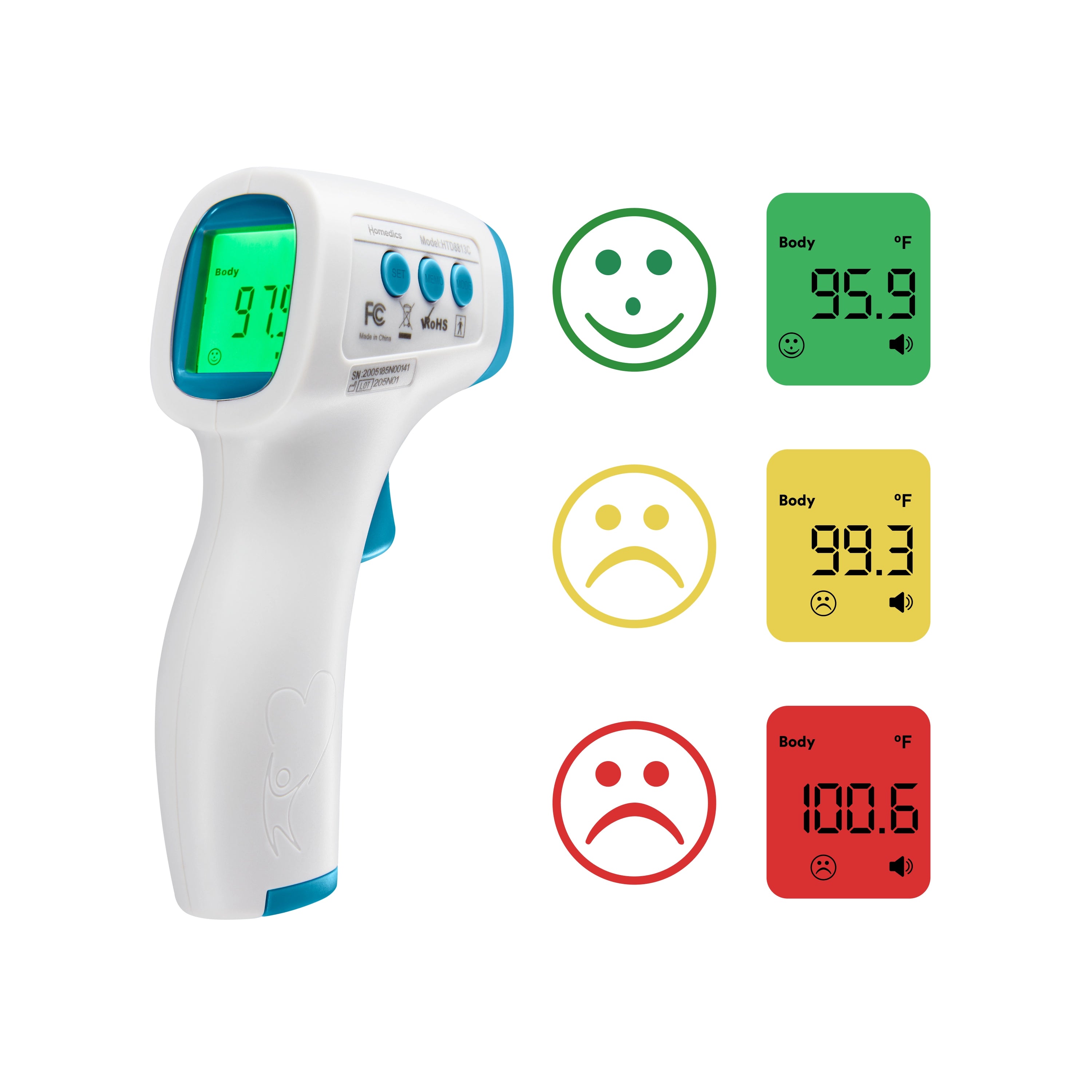 homedics-non-contact-infrared-body-thermometer image 2