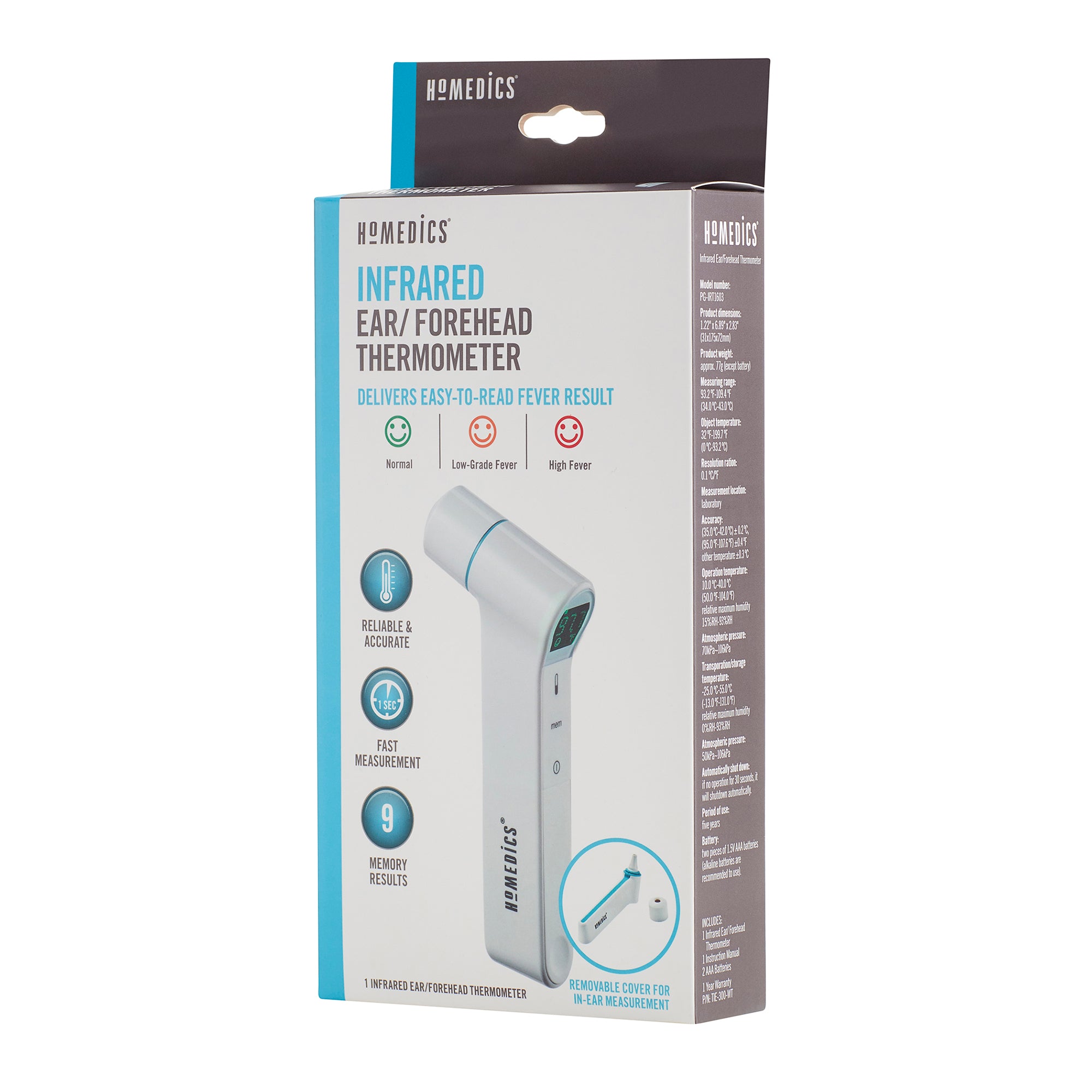 homedics-infrared-ear-and-forehead-thermometer image 6