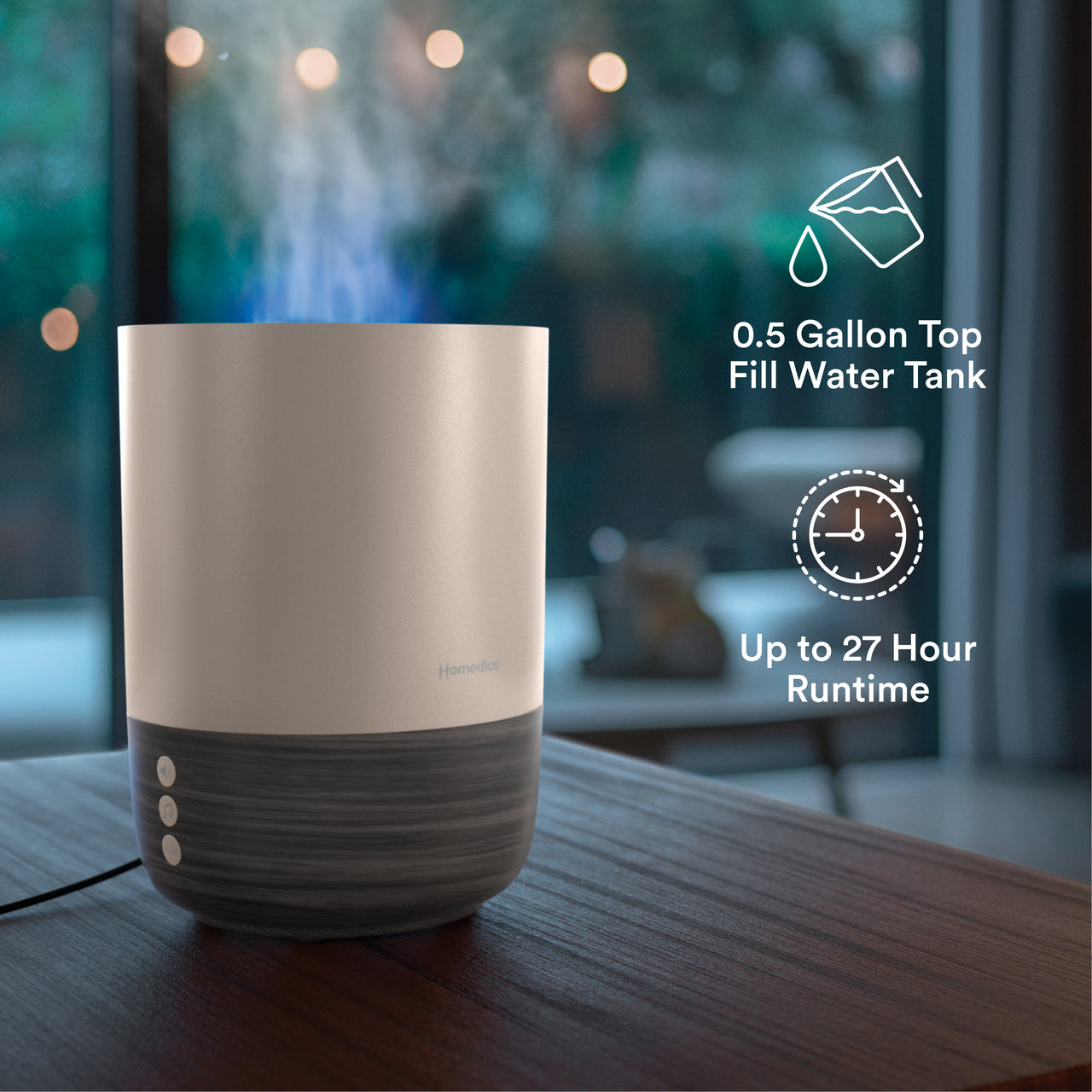 homedics-deluxe-fireside-ultrasonic-humidifier image 5