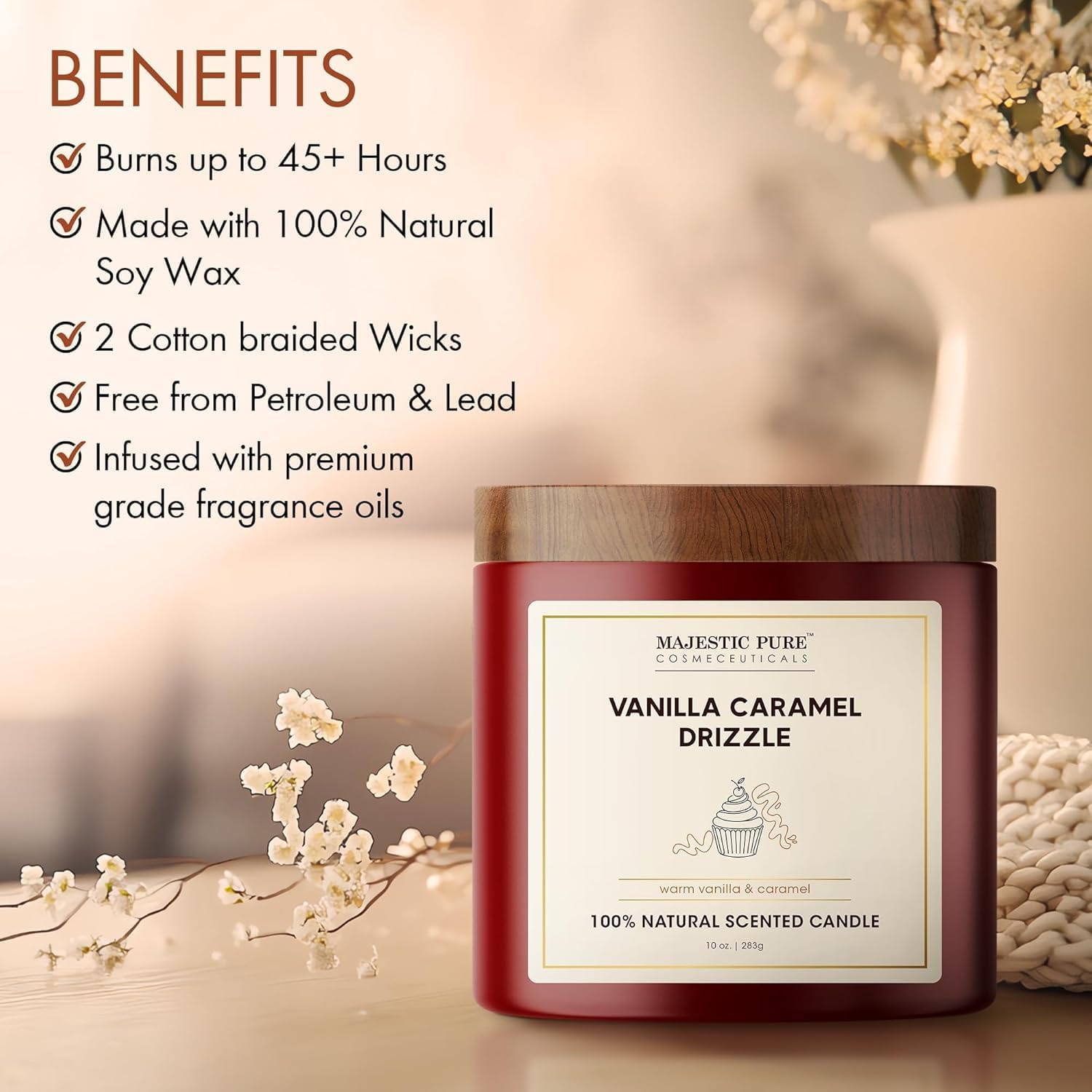 majestic-pure-vanilla-caramel-drizzle-spiced-cinnamon-chai-candle-duo-2-pack-aro image 8