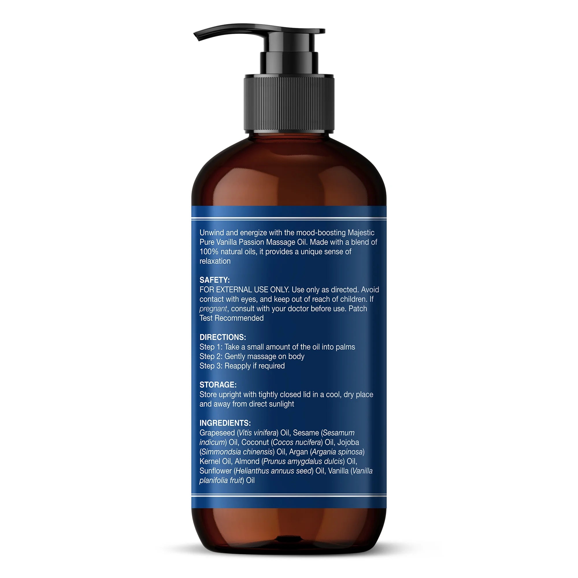 majestic-pure-vanilla-passion-massage-oil-8-fl-oz-sensual-nourishing image 8