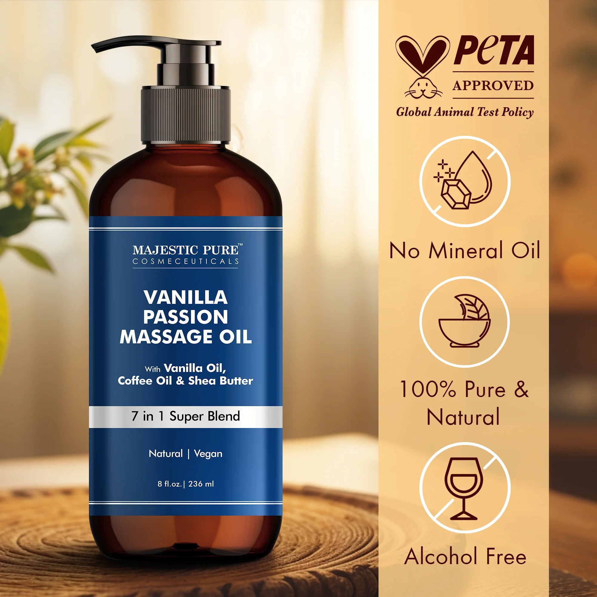 majestic-pure-vanilla-passion-massage-oil-8-fl-oz-sensual-nourishing image 2