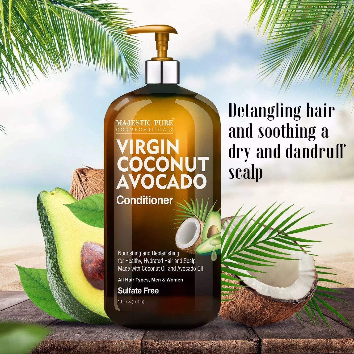 majestic-pure-coconut-avocado-conditioner-16-fl-oz-moisture-restoring-conditione image 5