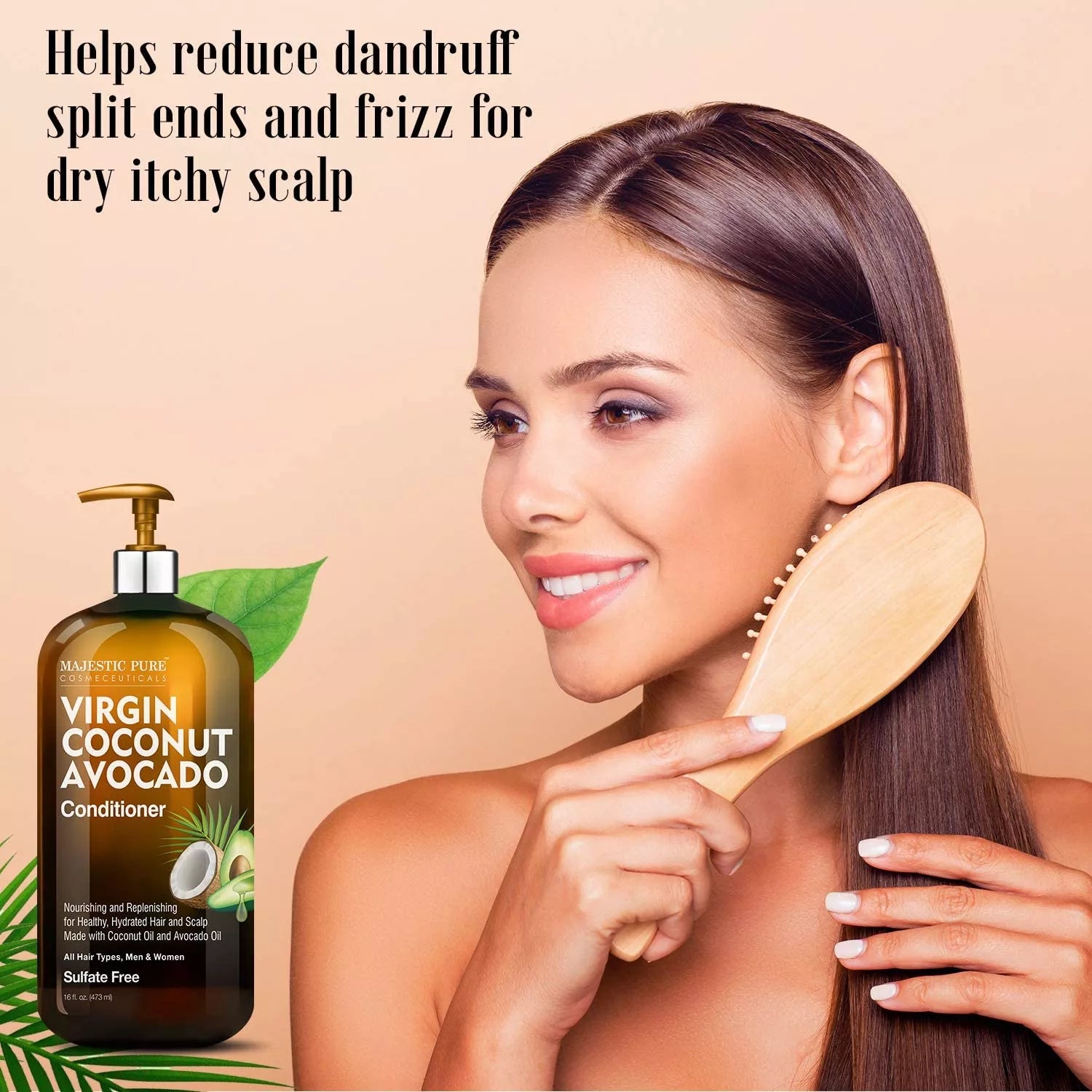 majestic-pure-coconut-avocado-conditioner-16-fl-oz-moisture-restoring-conditione image 6