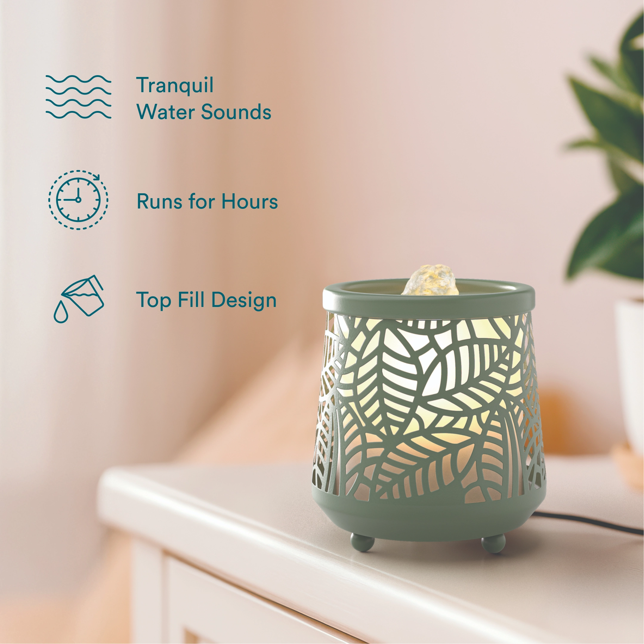 homedics-indoor-relaxation-fountain-with-light-sound image 3