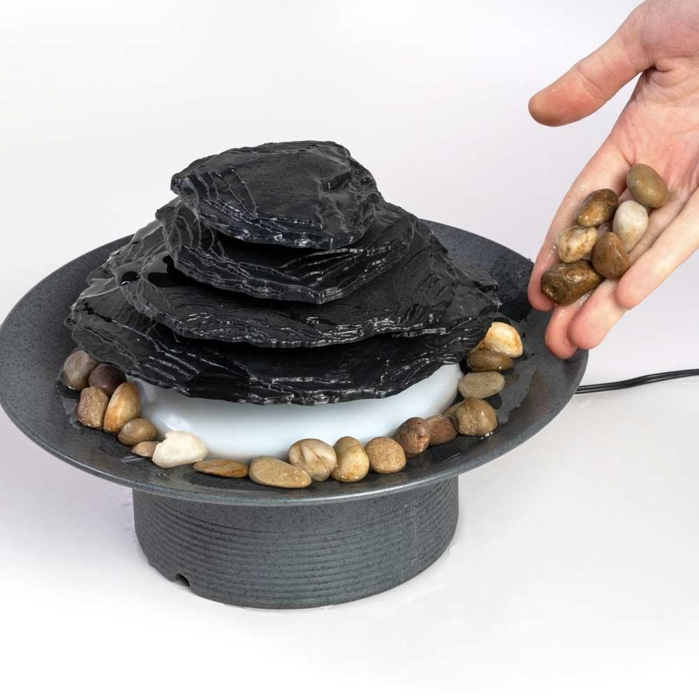 homedics-mirra-zen-gray-tabletop-relaxation-fountain-natural-water-sound image 4