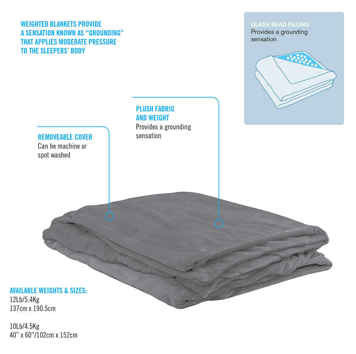 homedics-obusessentials-12-lb-weighted-blanket-premium-comfort-for-better-sleep image 2