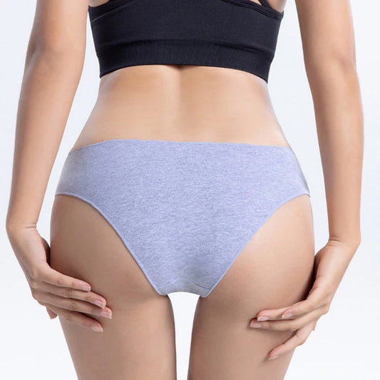 3 pcs Low-waisted cotton panties